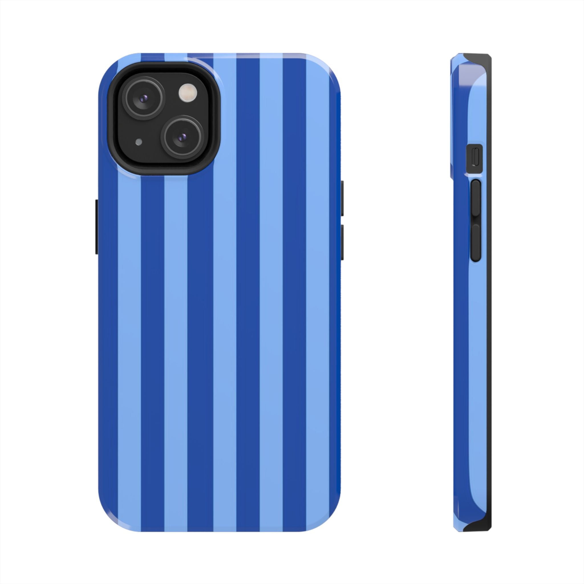 Light & Dark Blue Striped Case