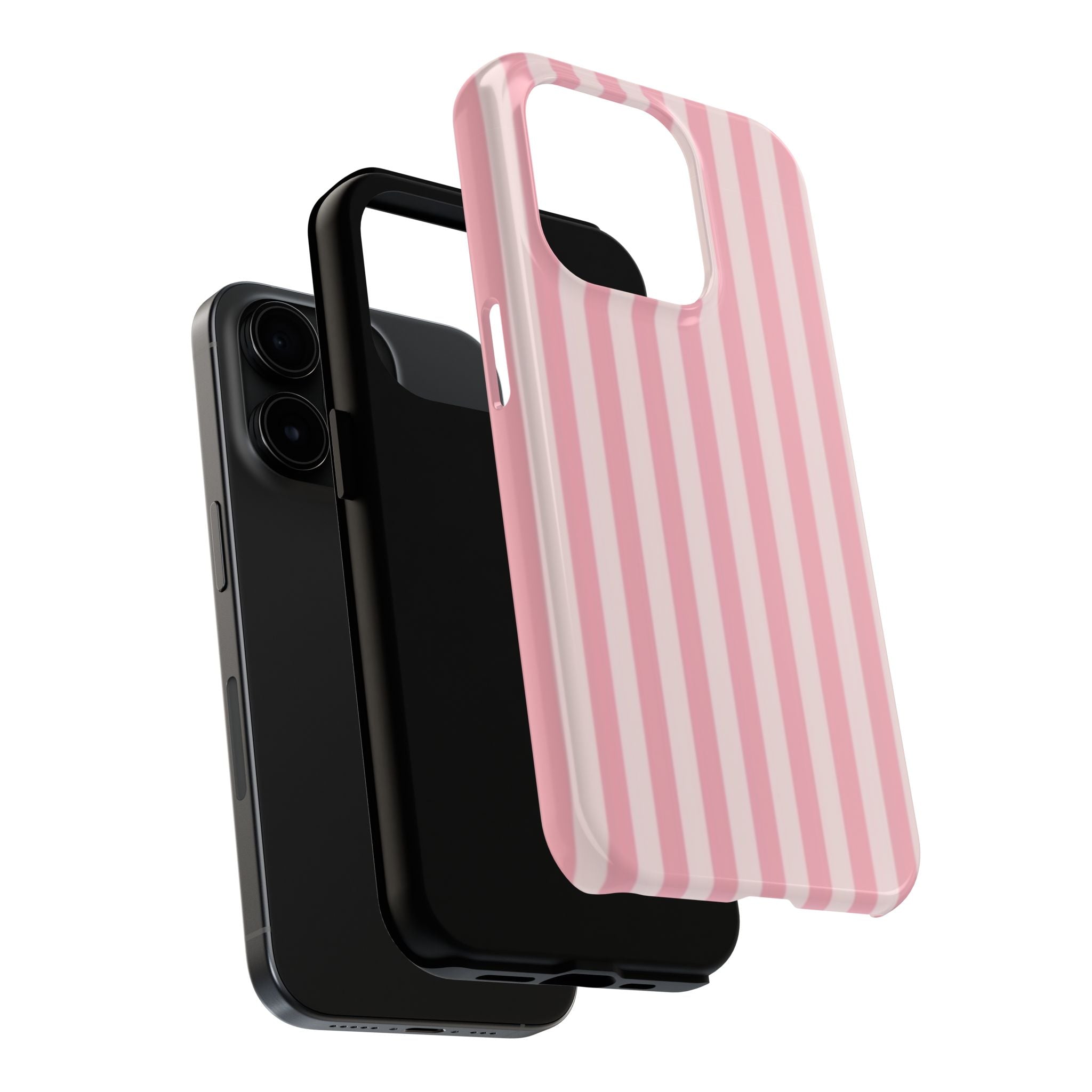 Light Pink & Pink Striped Case