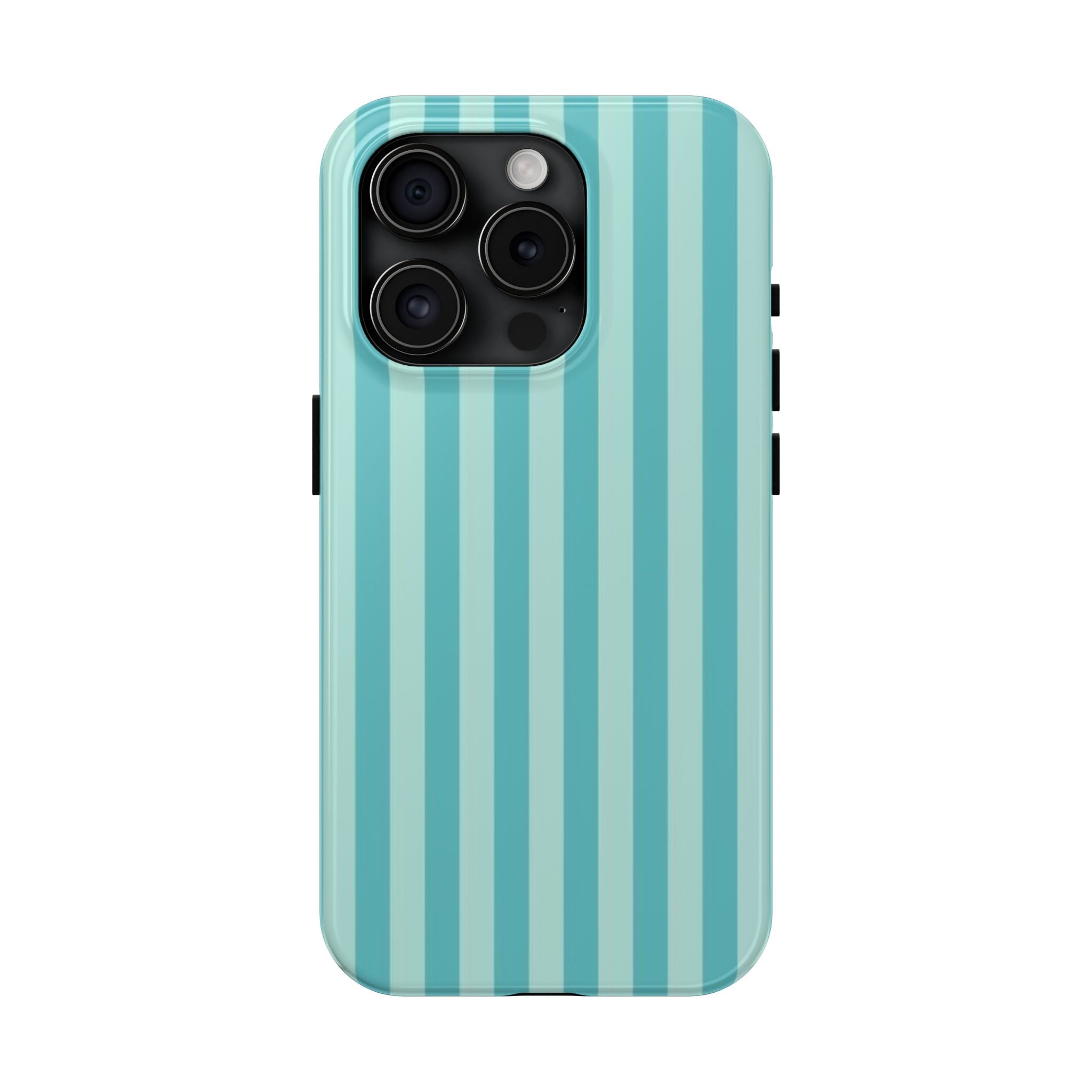 Light Blue & Teal Striped Case