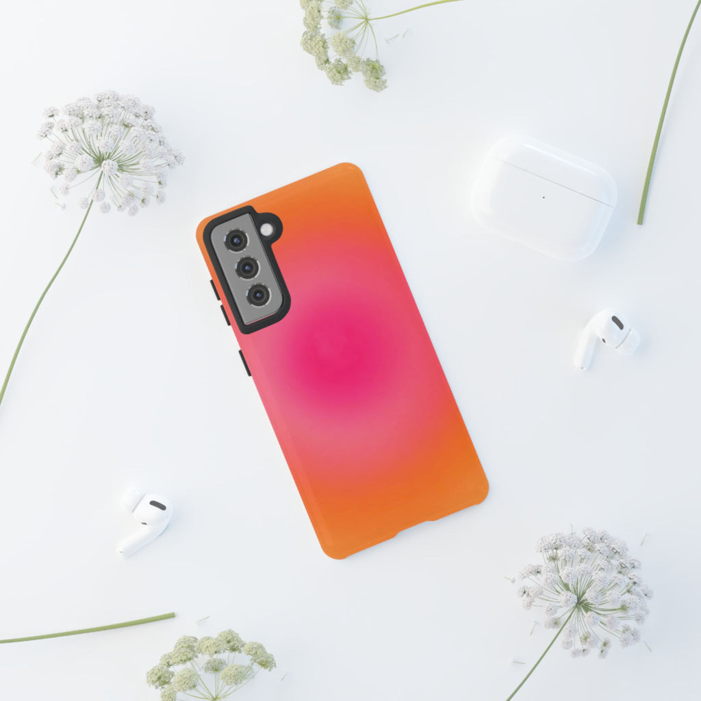 Pink & Orange Aura Case