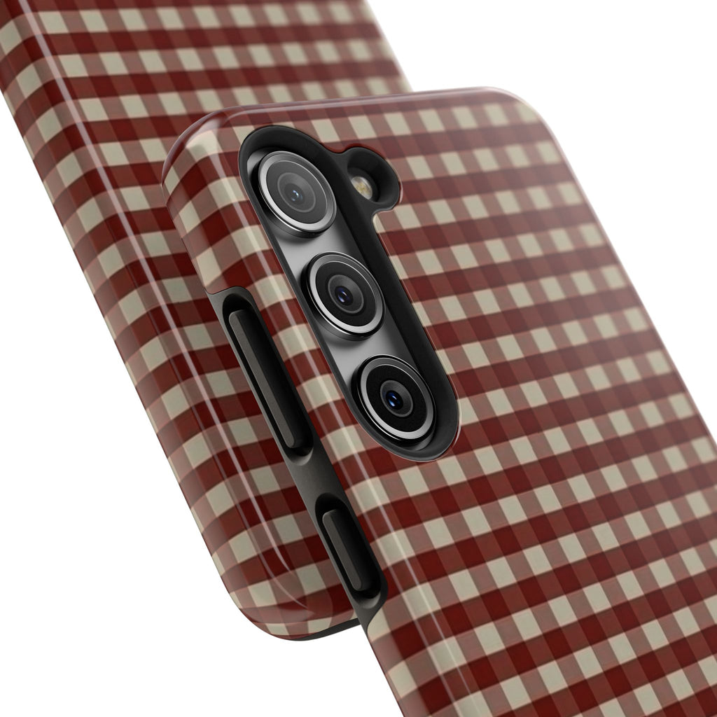 Red Plaid Case