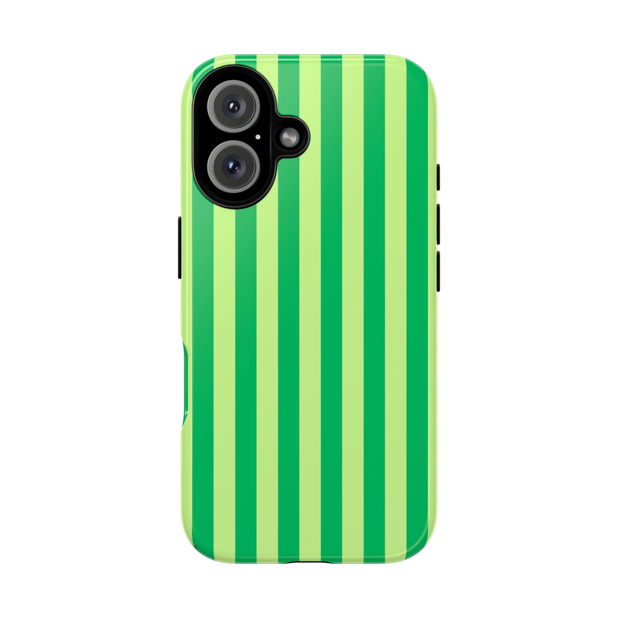 Lime & Green Striped Case