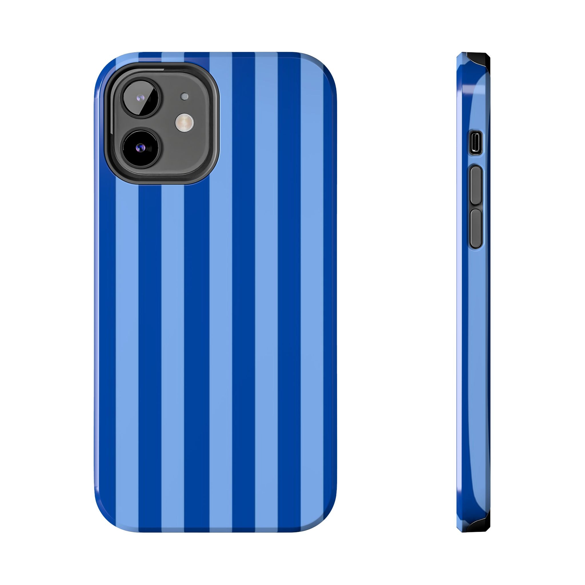 Light & Dark Blue Striped Case