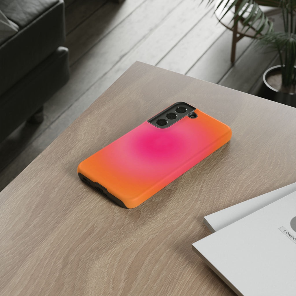 Pink & Orange Aura Case