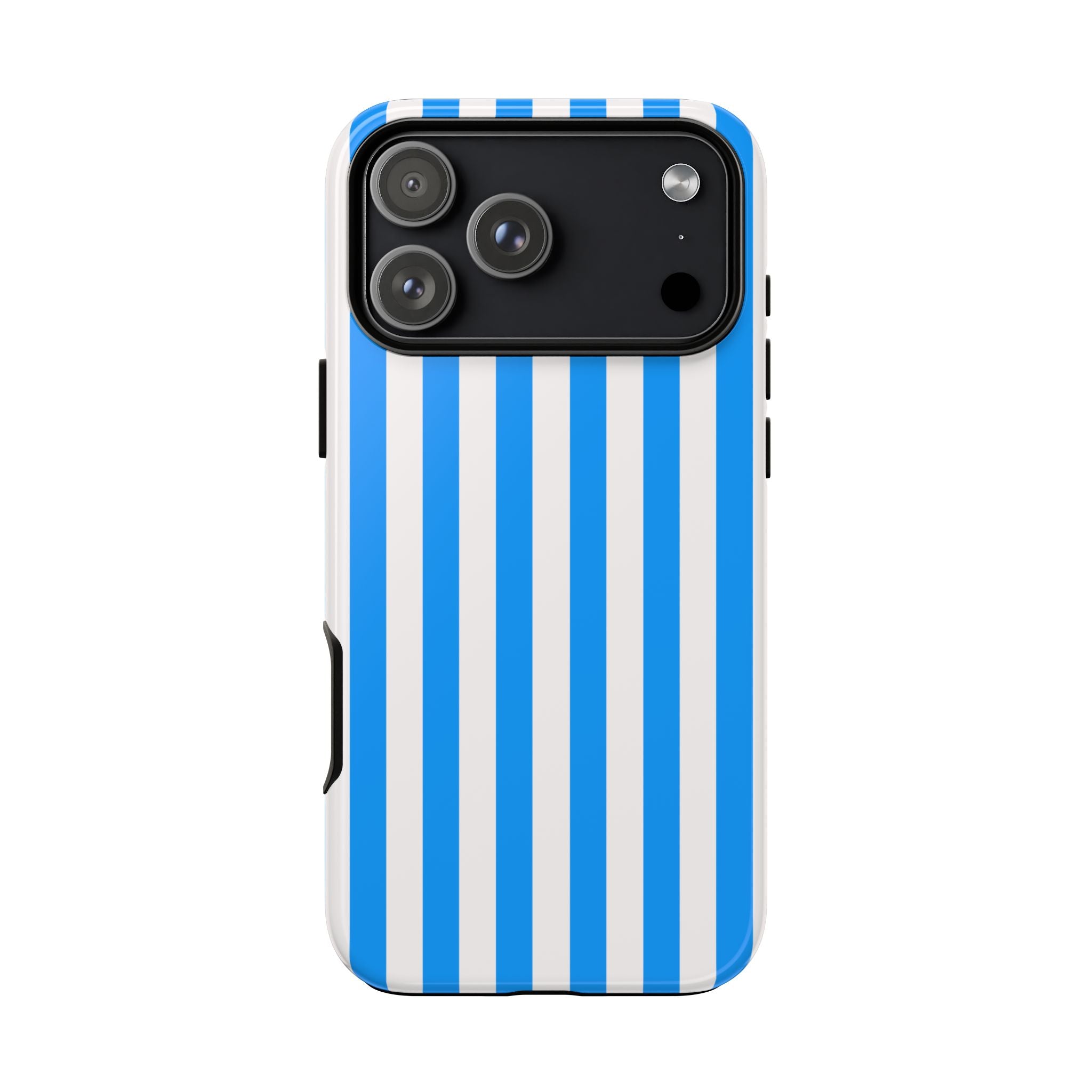 Blue & White Striped Case