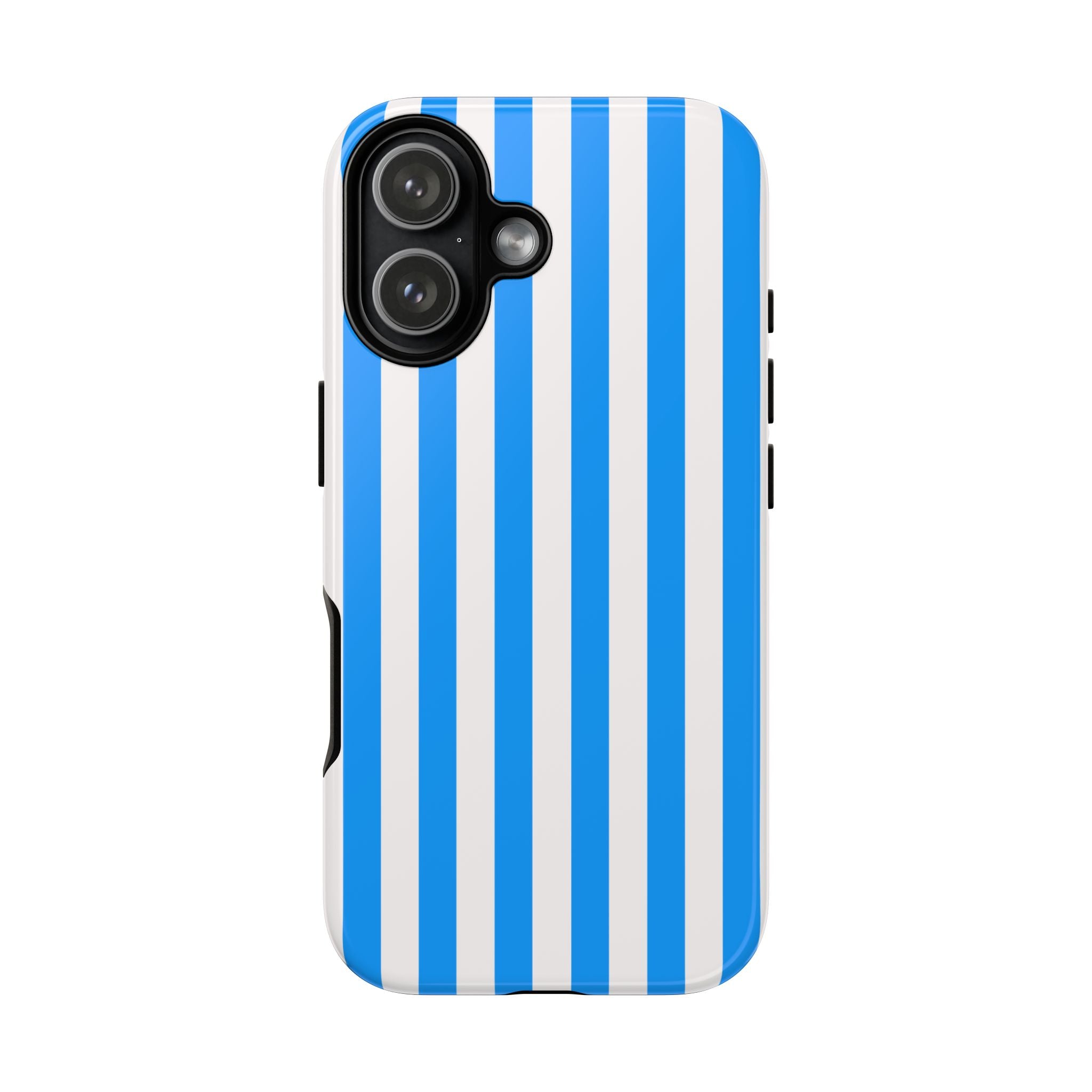 Blue & White Striped Case