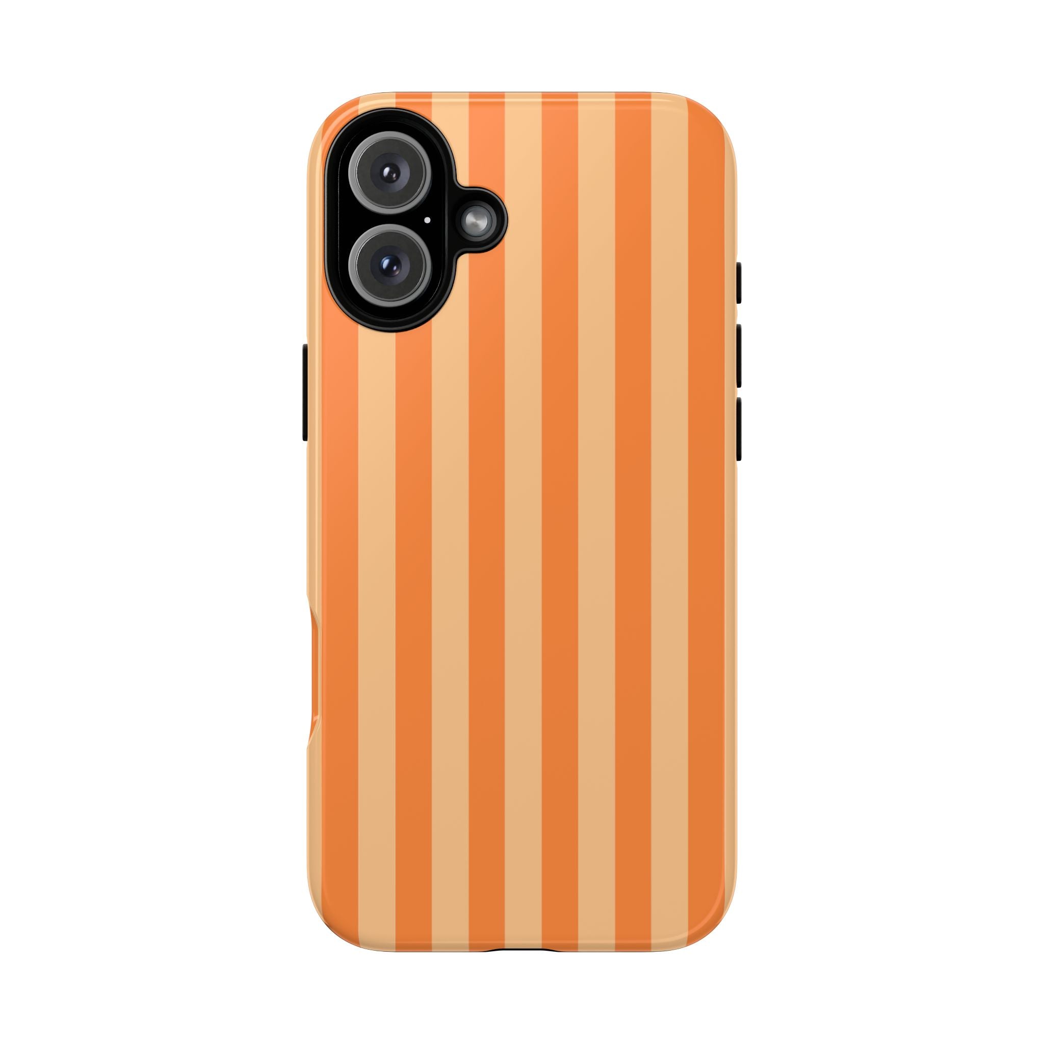 Light & Dark Orange Striped Case