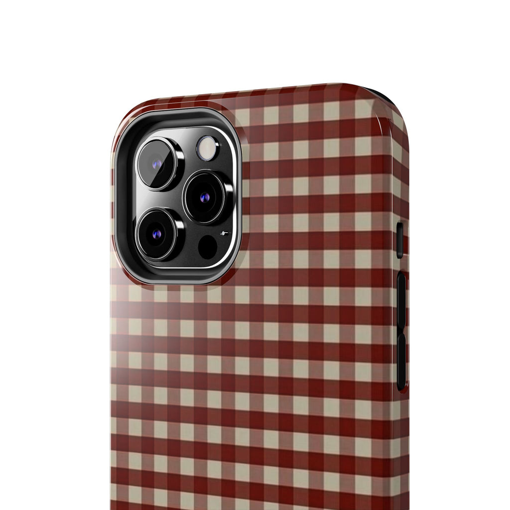 Red Plaid Case