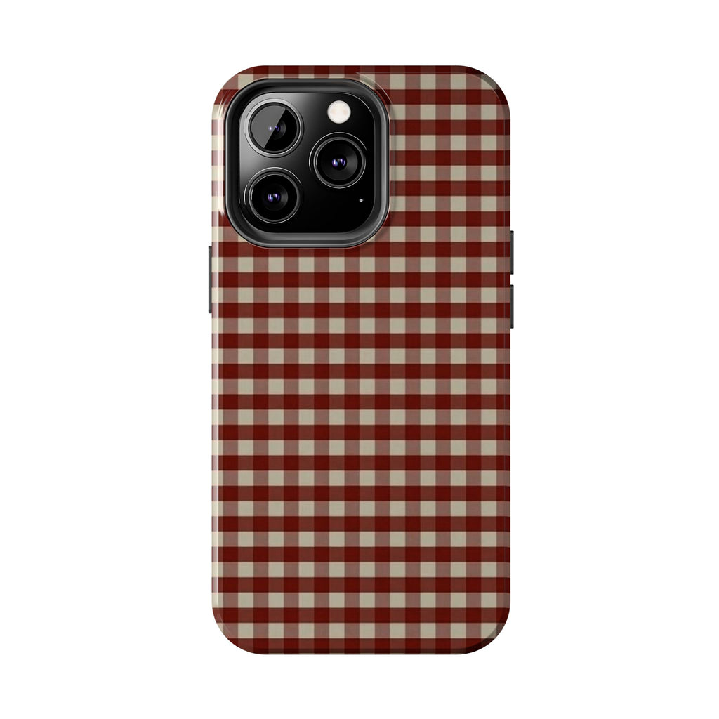 Red Plaid Case