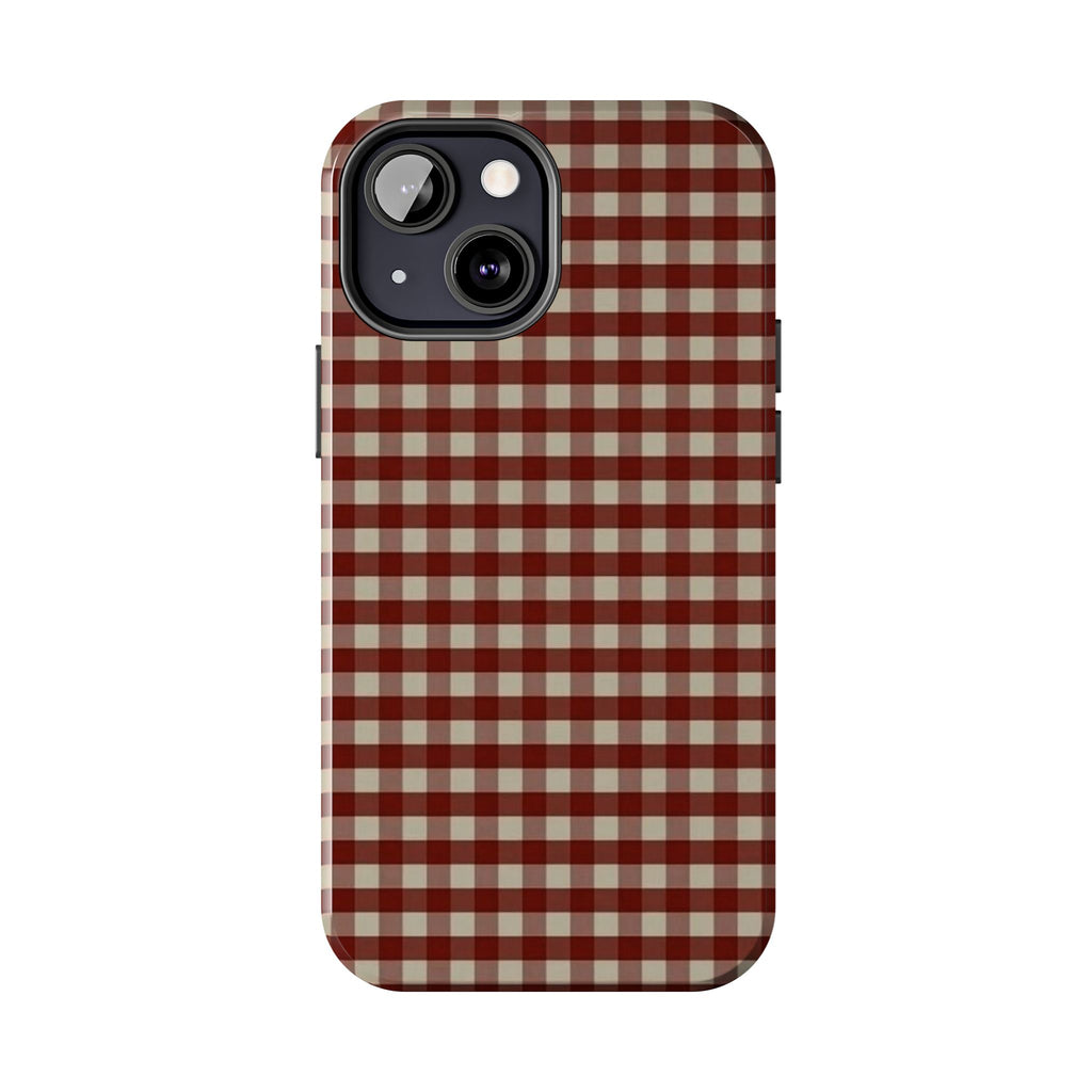 Red Plaid Case