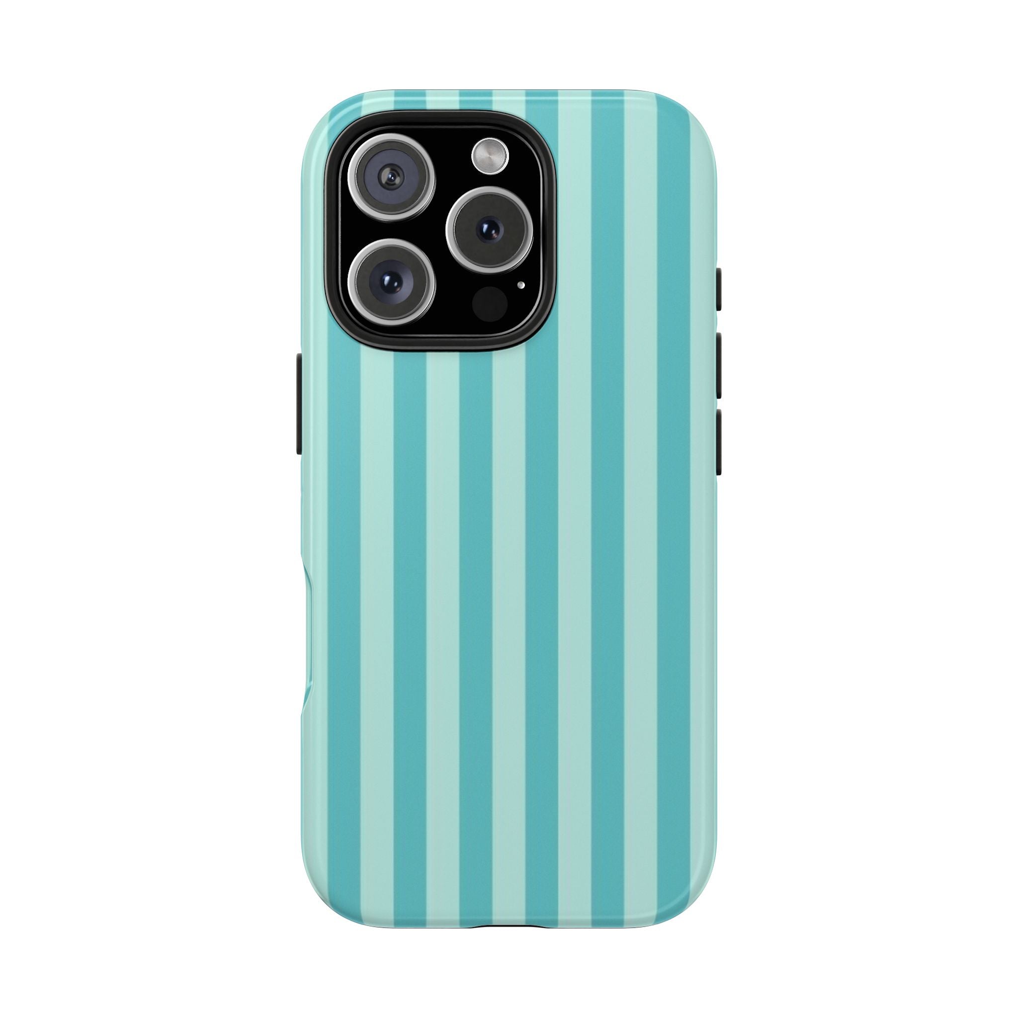 Light Blue & Teal Striped Case
