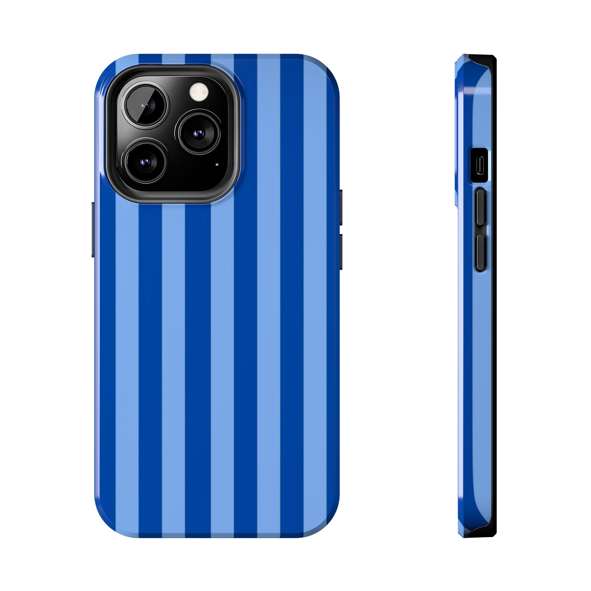 Light & Dark Blue Striped Case