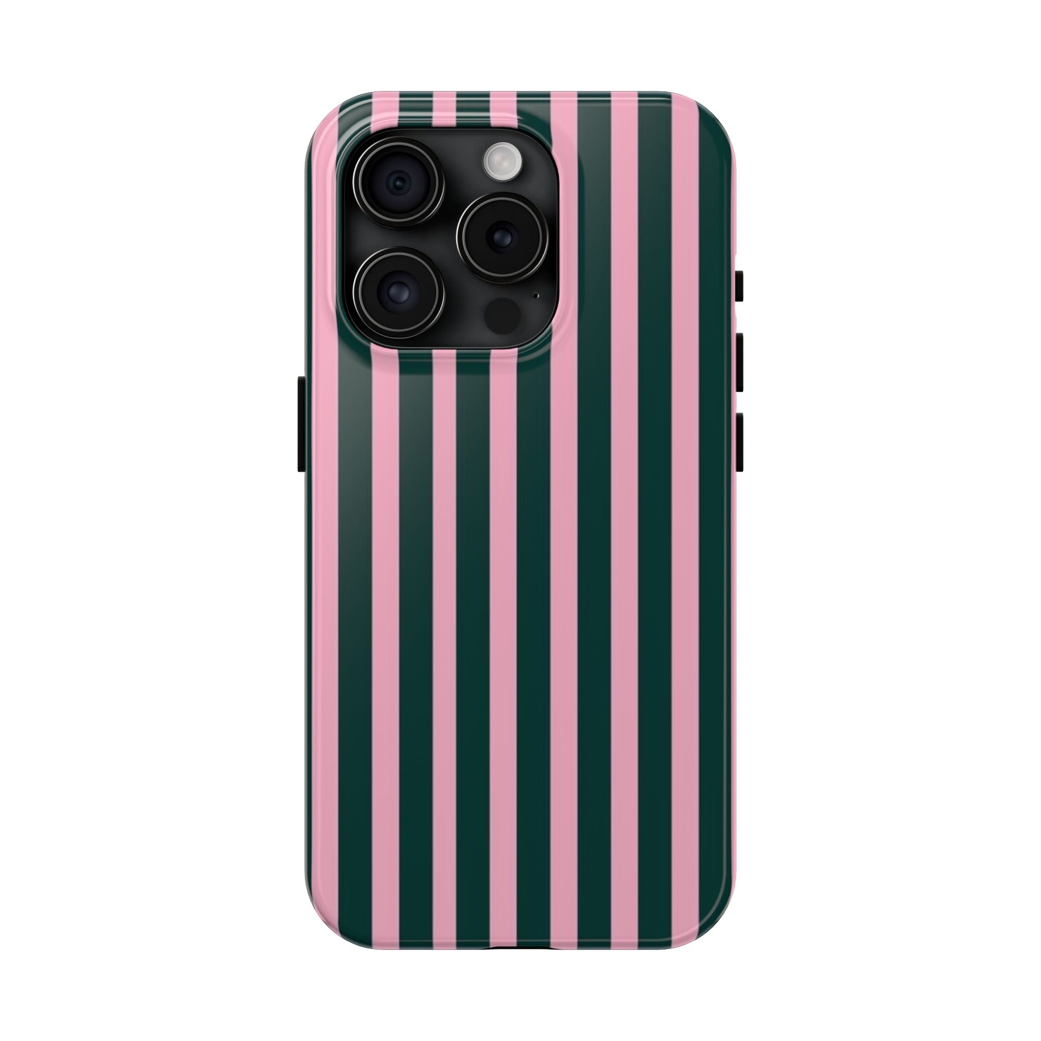 Pink & Green Striped Case