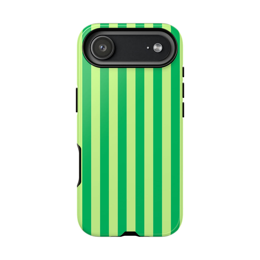 Lime & Green Striped Case