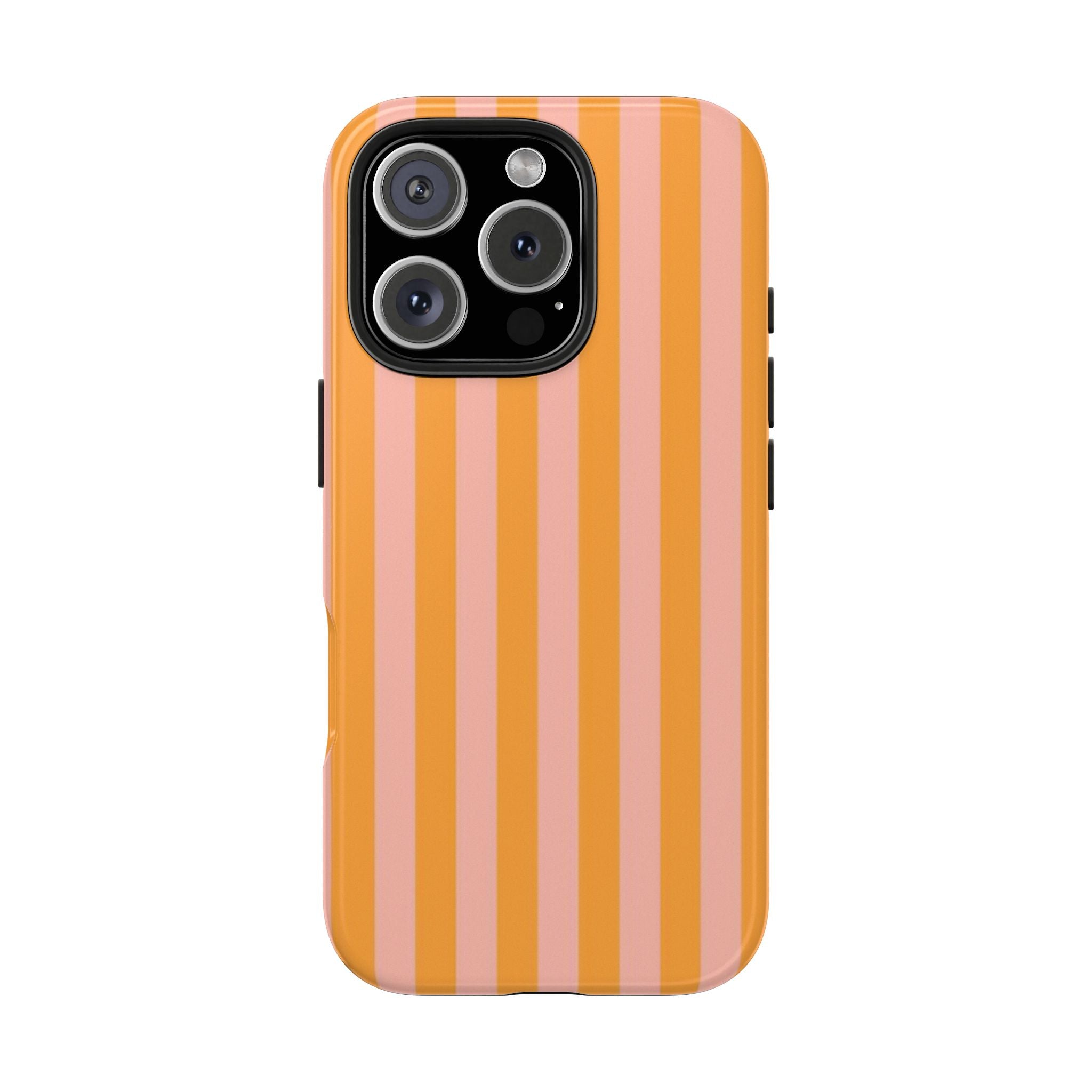 Pink & Orange Striped Case