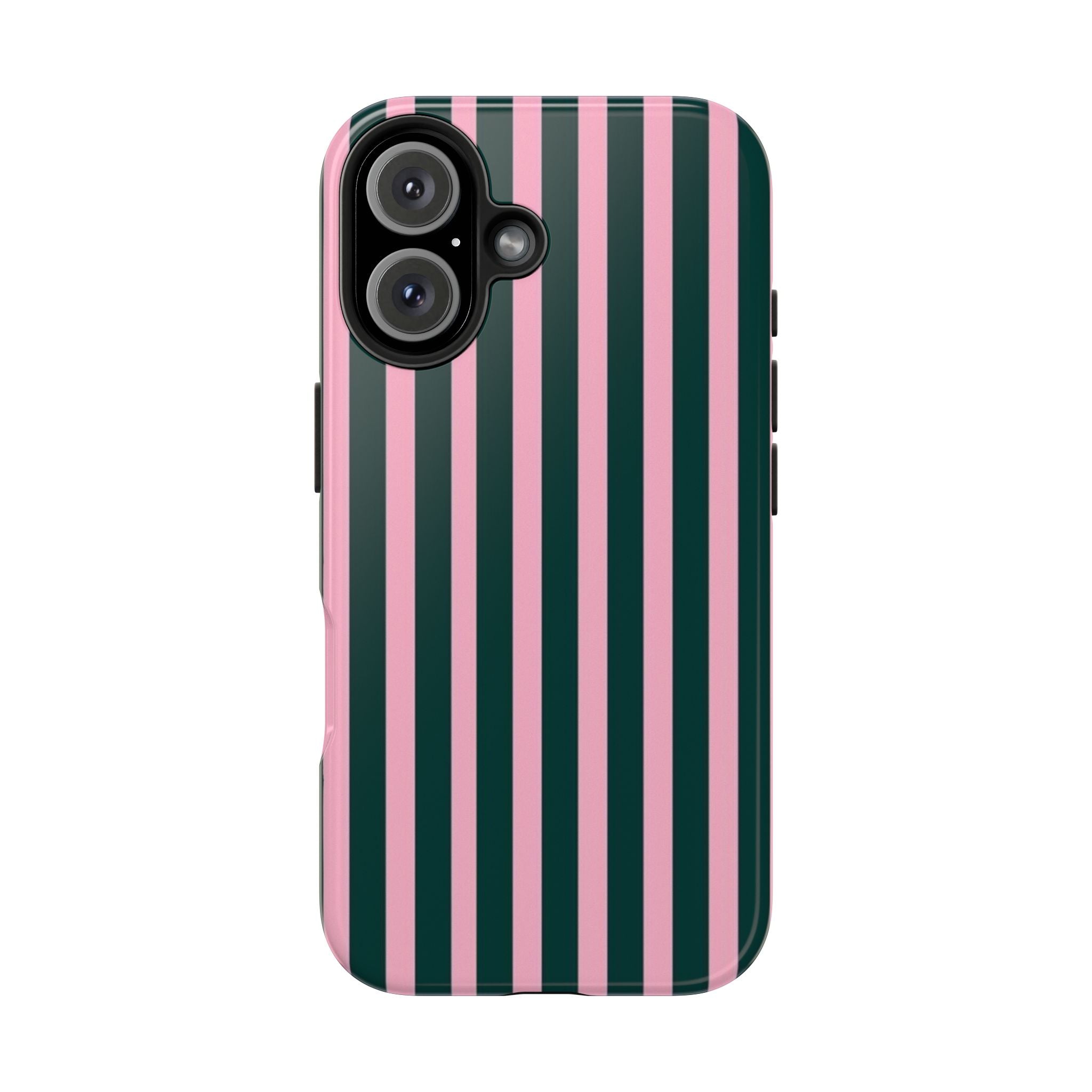 Pink & Green Striped Case