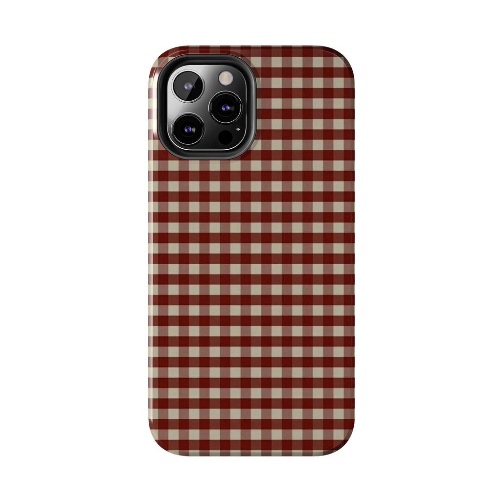Red Plaid Case