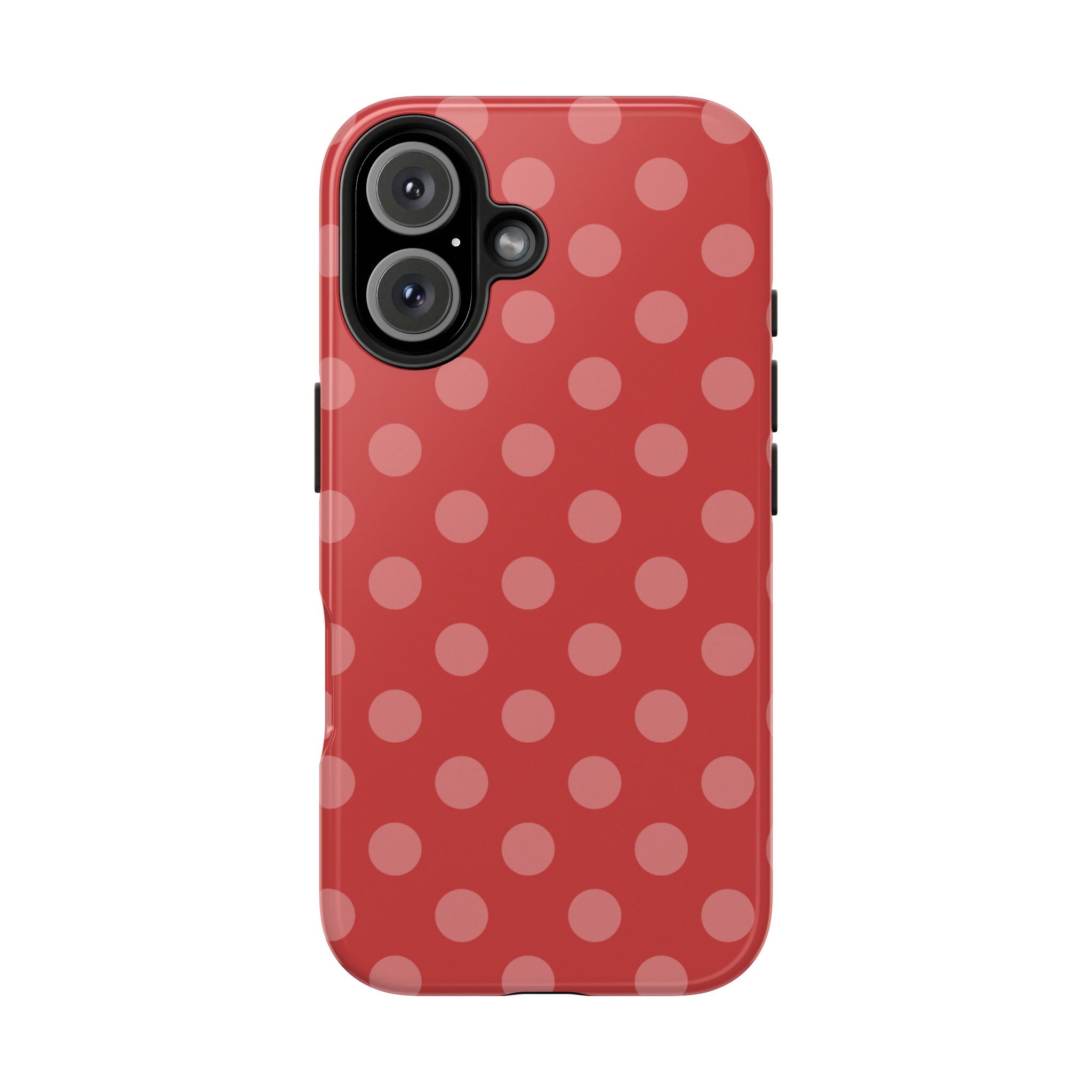 Red & Pink Polka Dotted Case