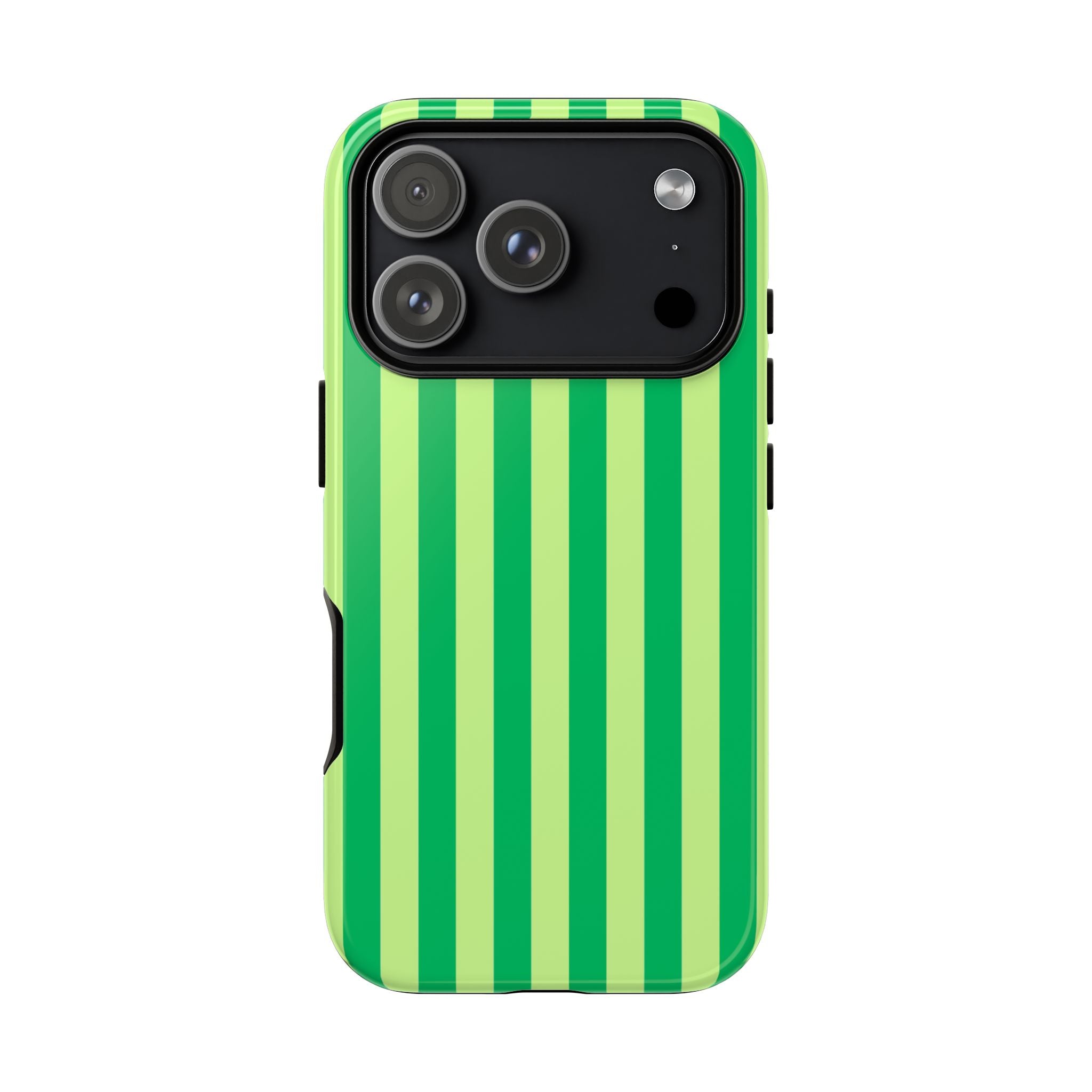 Lime & Green Striped Case