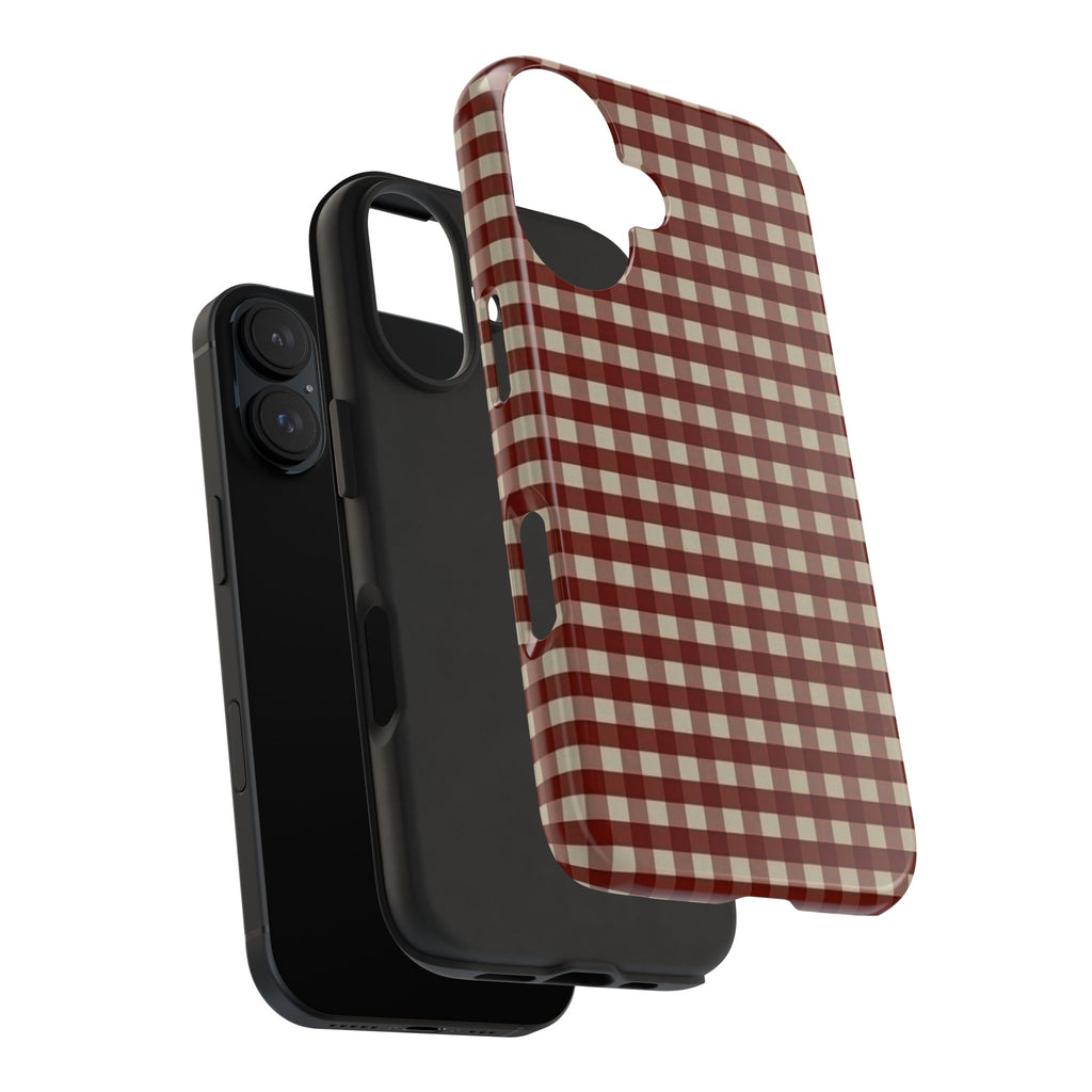 Red Plaid Case