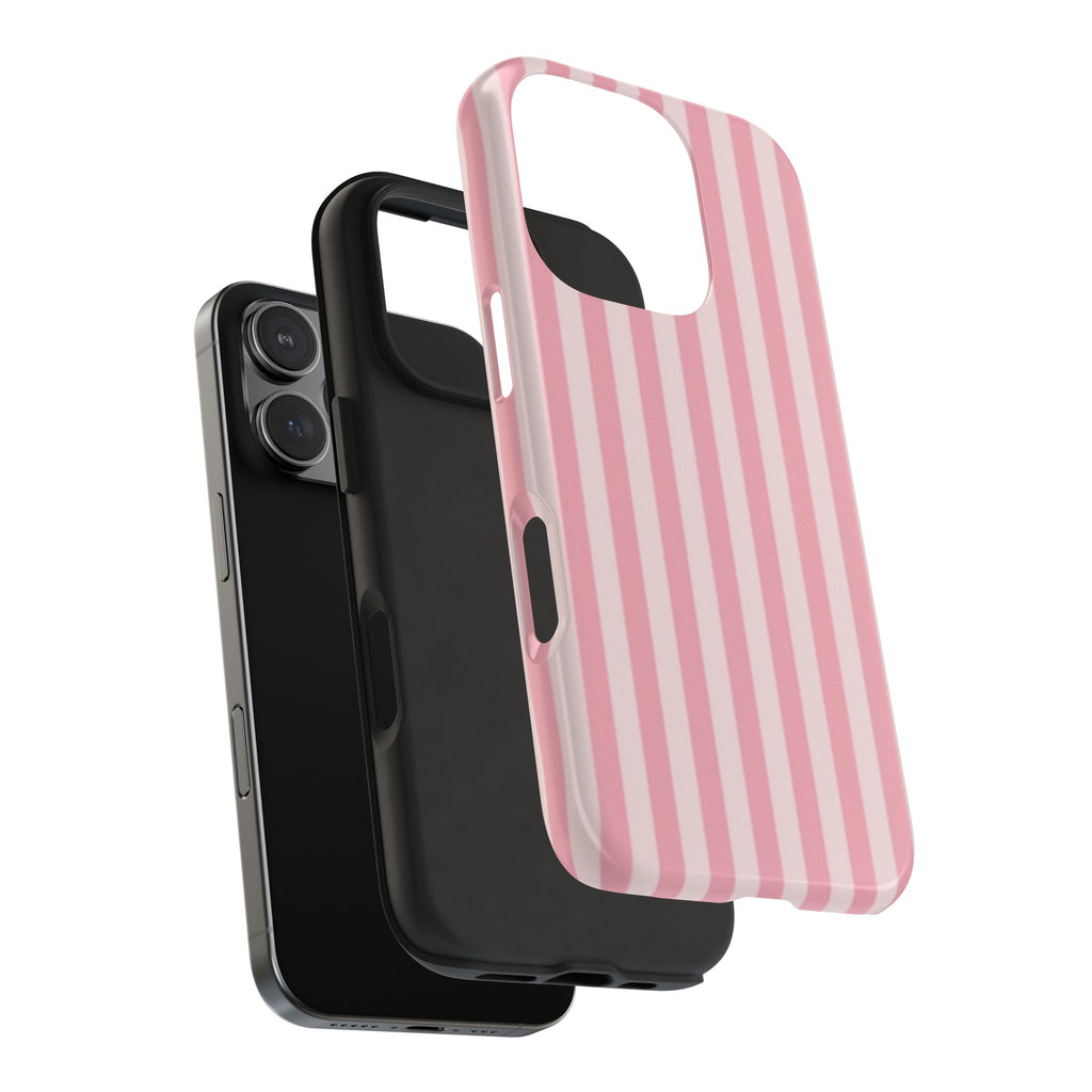 Light Pink & Pink Striped Case