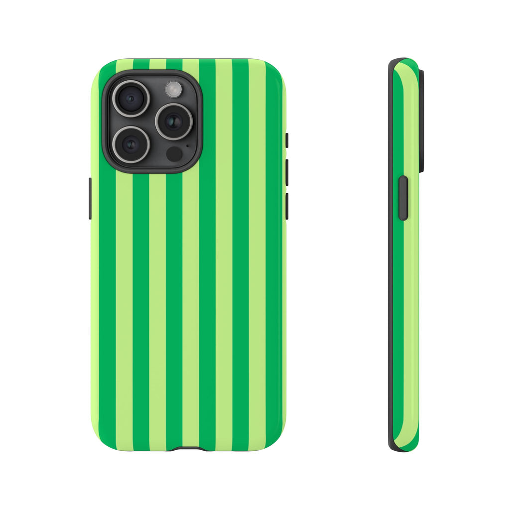 Lime & Green Striped Case