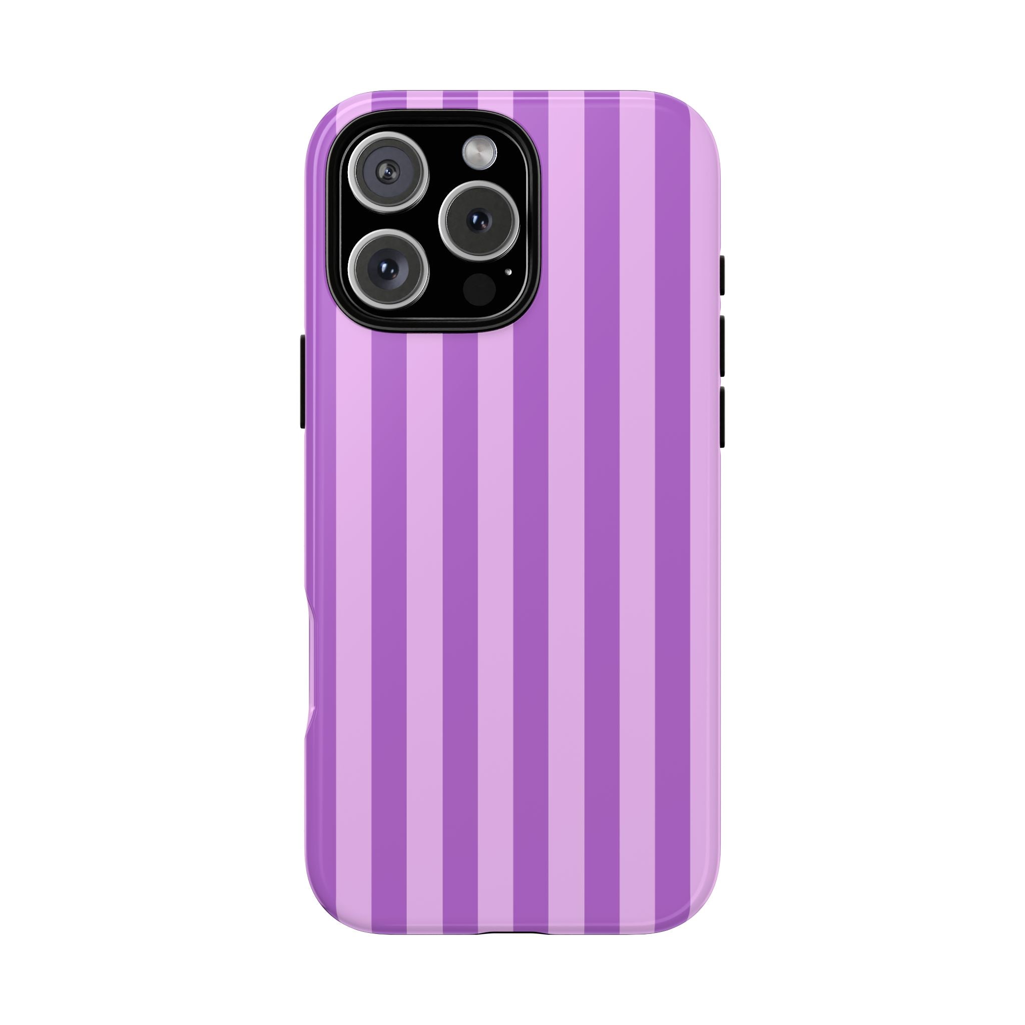 Dark & Light Purple Striped Case