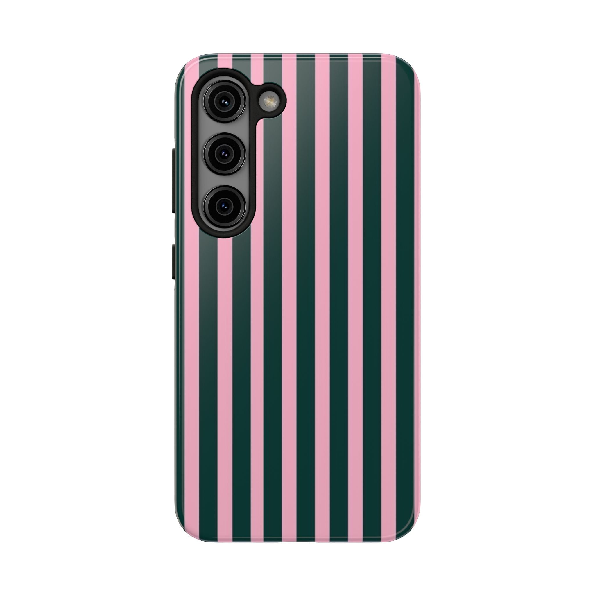 Pink & Green Striped Case