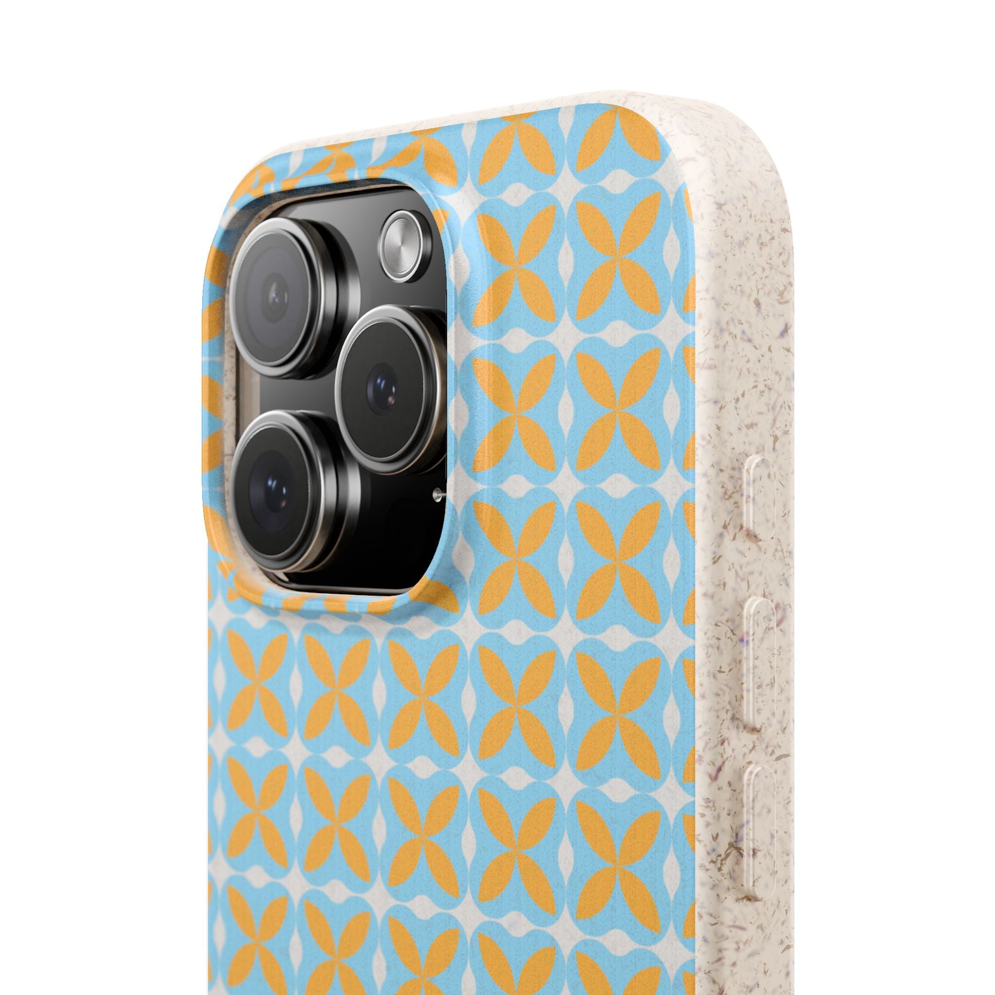 Biodegradable Blue & Orange Mosaic Case