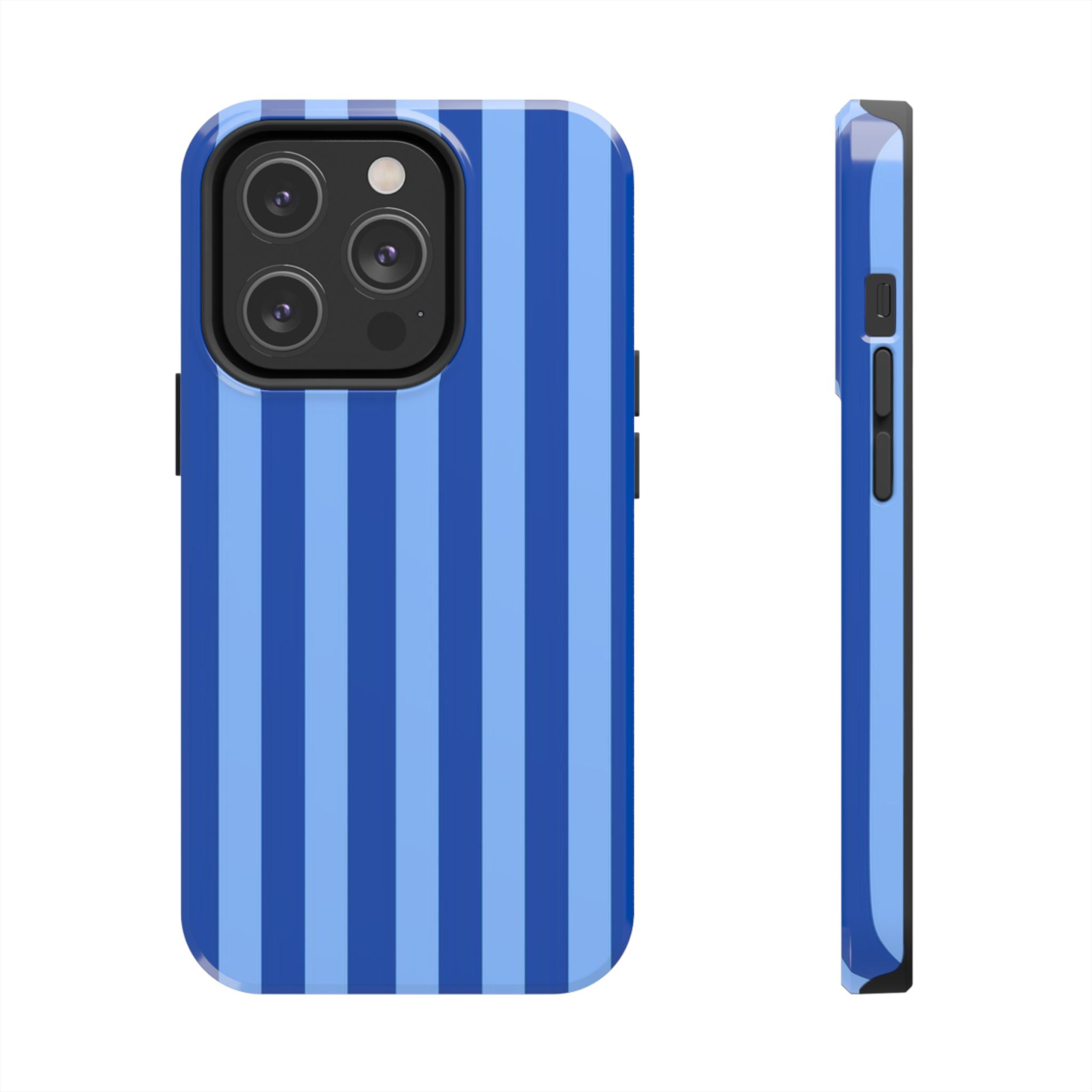 Light & Dark Blue Striped Case