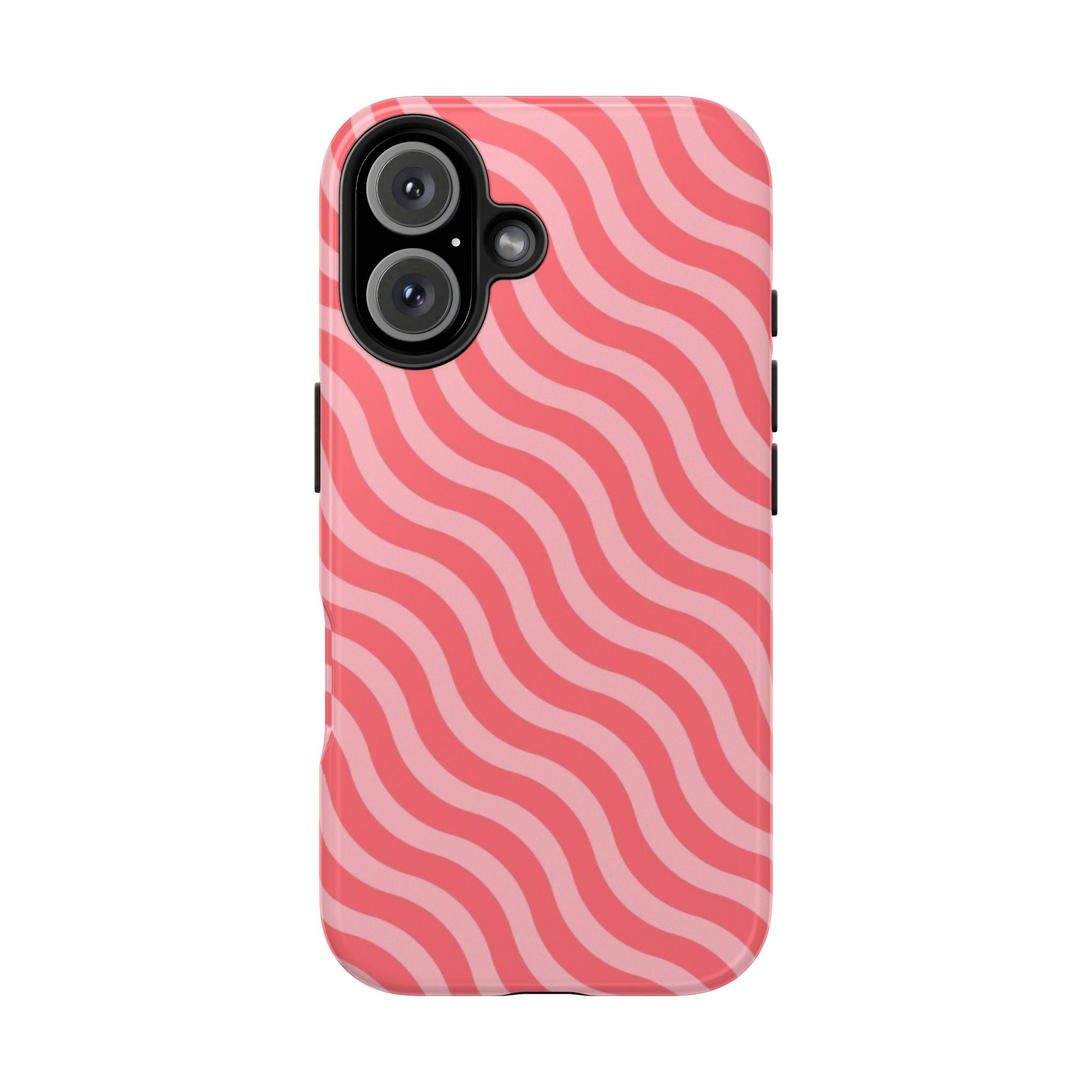 Pink & Light Pink Wavy Case