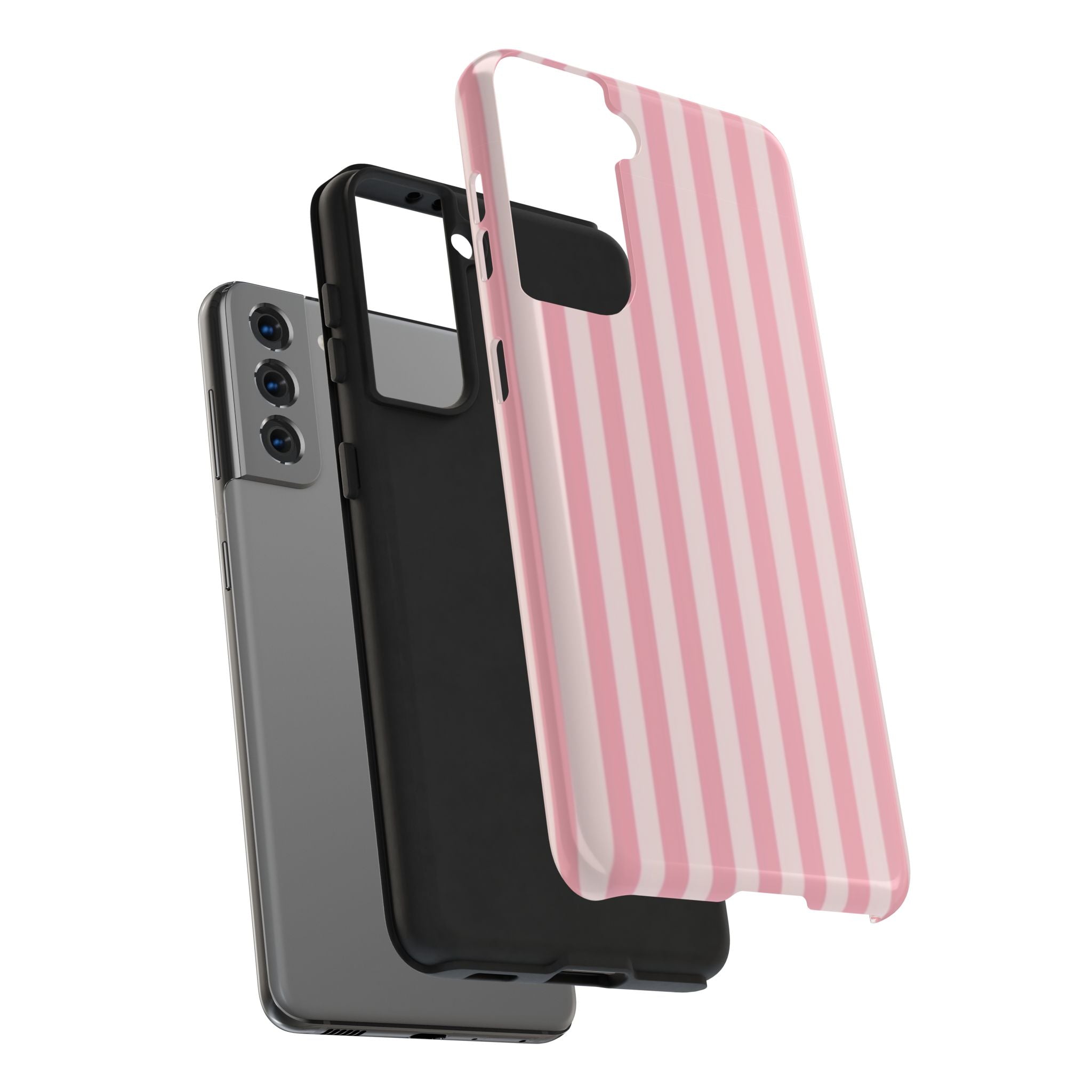 Light Pink & Pink Striped Case