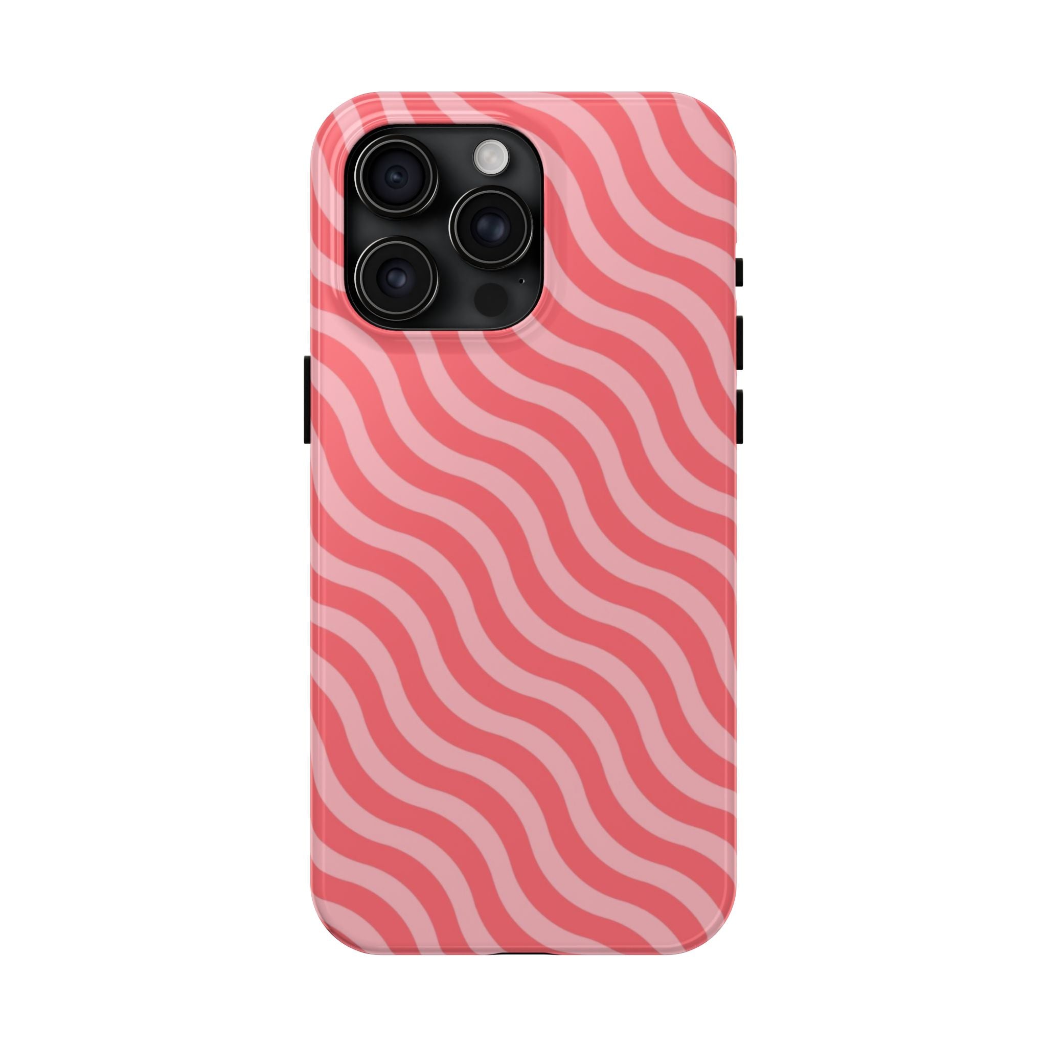 Pink & Light Pink Wavy Case