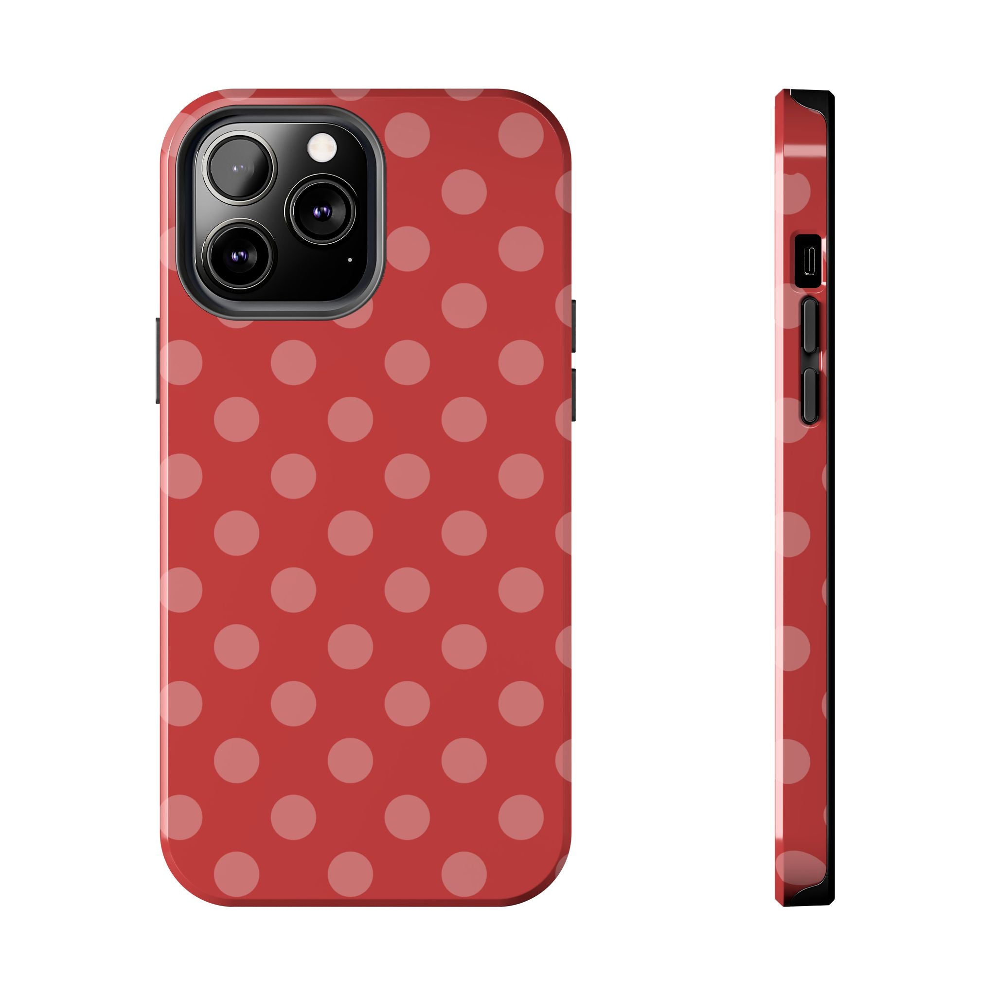 Red & Pink Polka Dotted Case