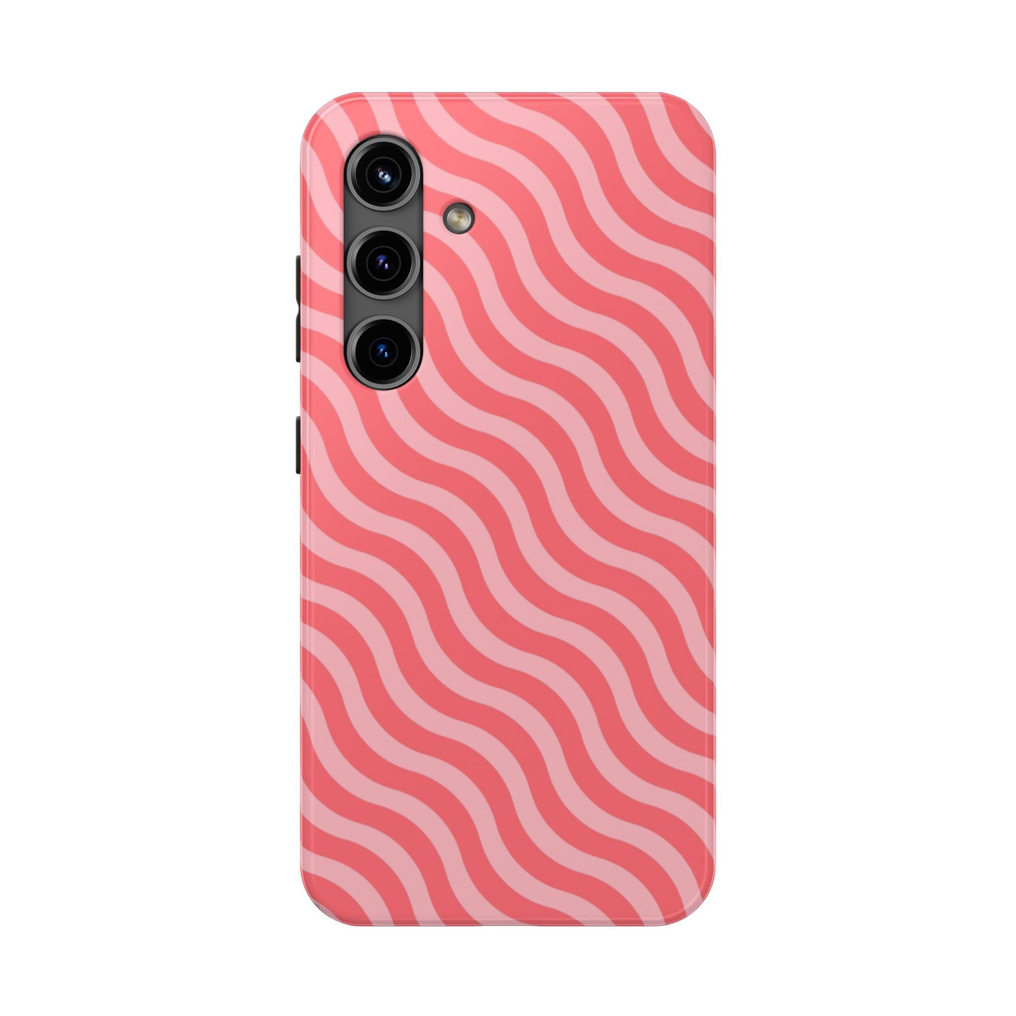 Pink & Light Pink Wavy Case