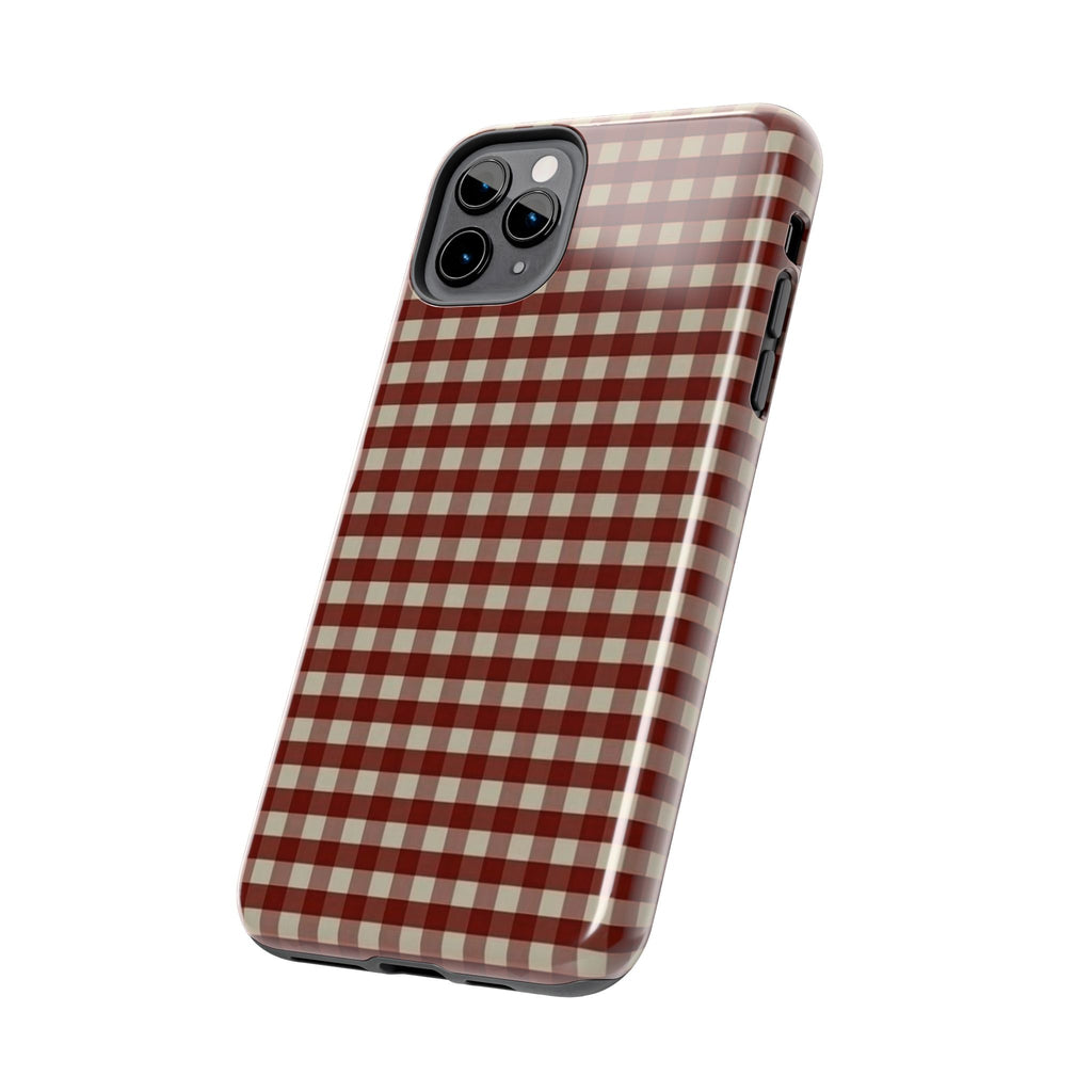 Red Plaid Case