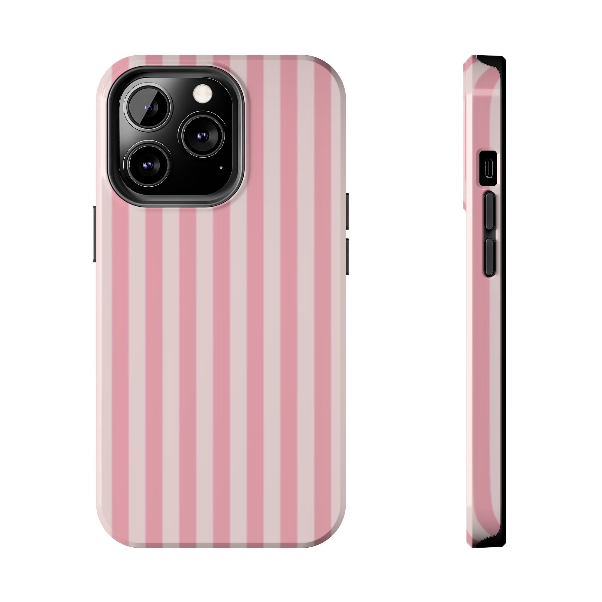 Light Pink & Pink Striped Case