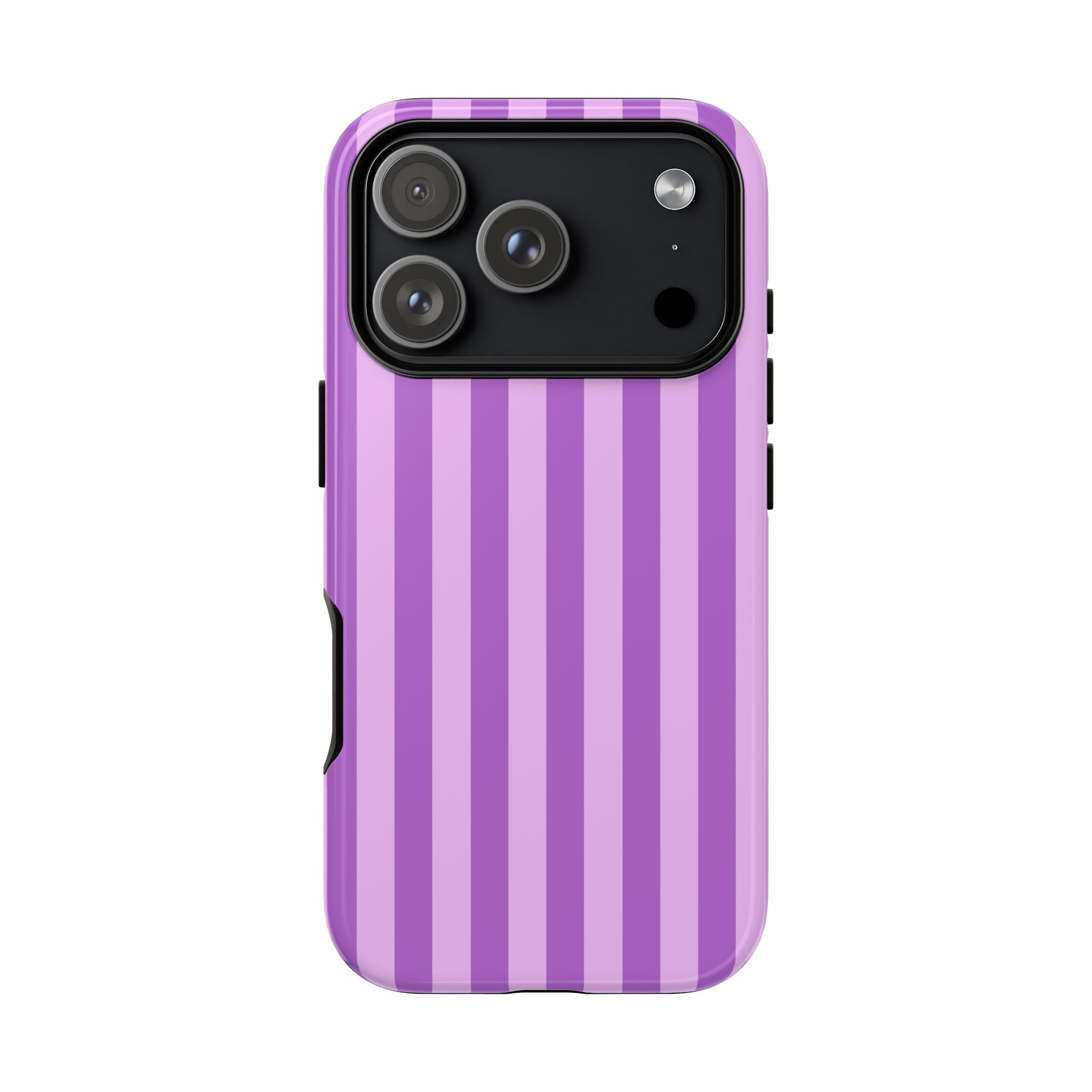 Dark & Light Purple Striped Case