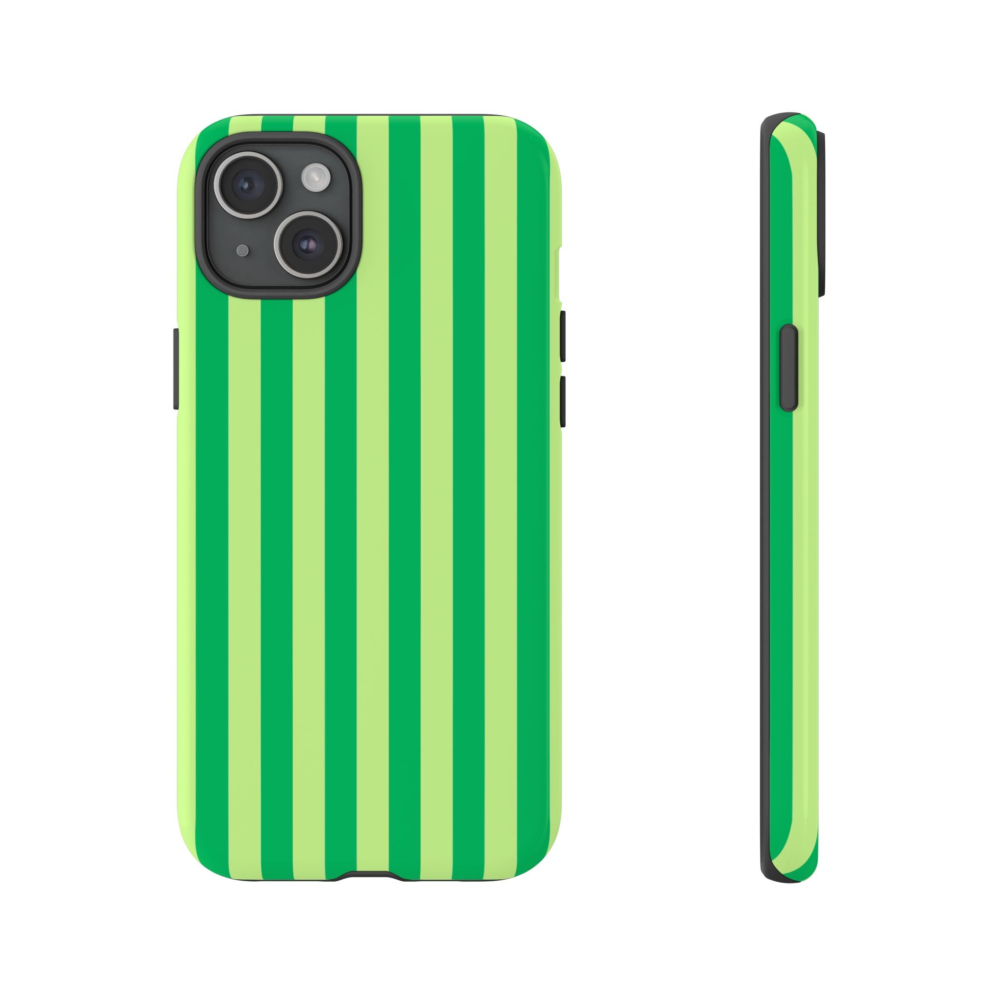 Lime & Green Striped Case