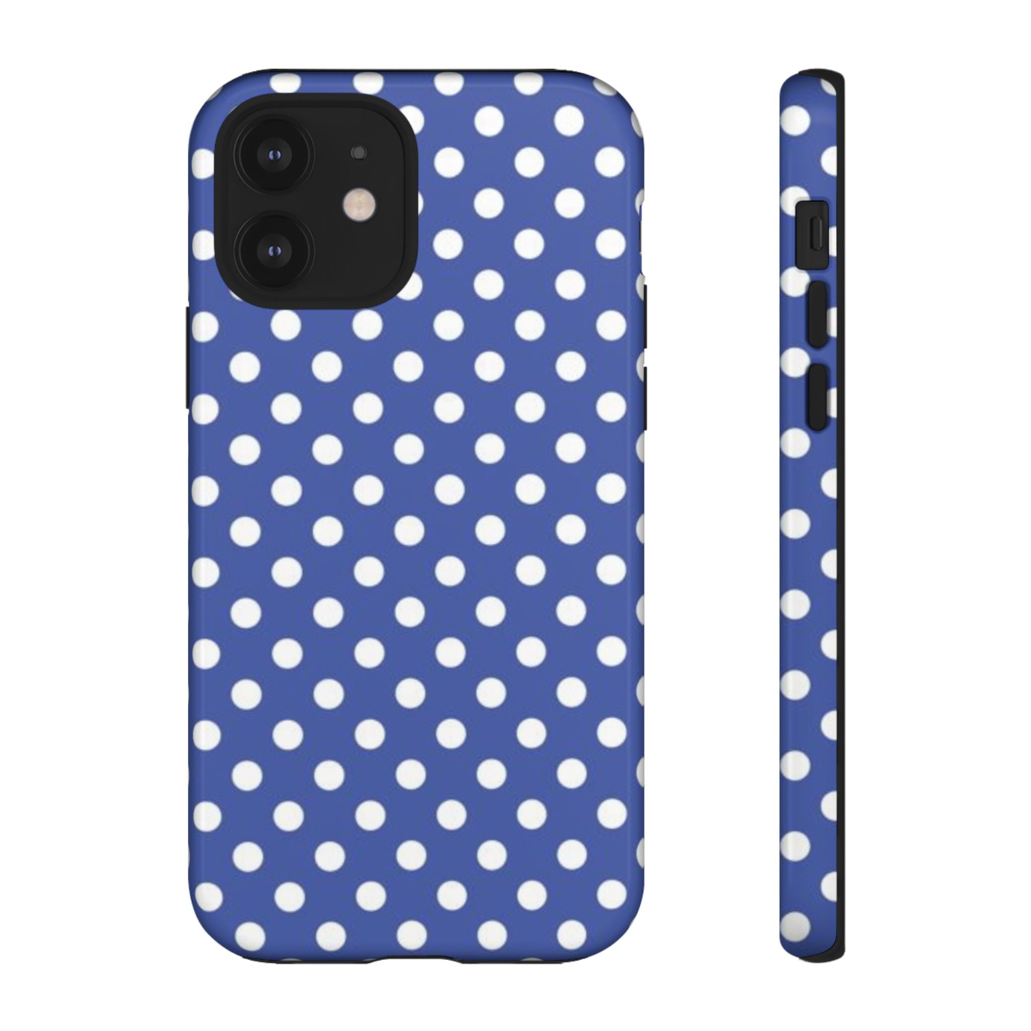Blue & White Polka Dotted Case