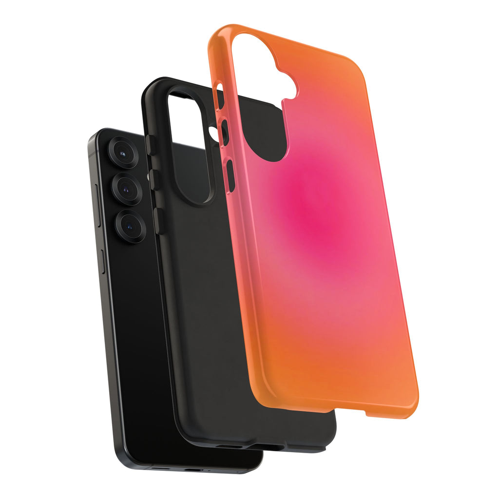Pink & Orange Aura Case