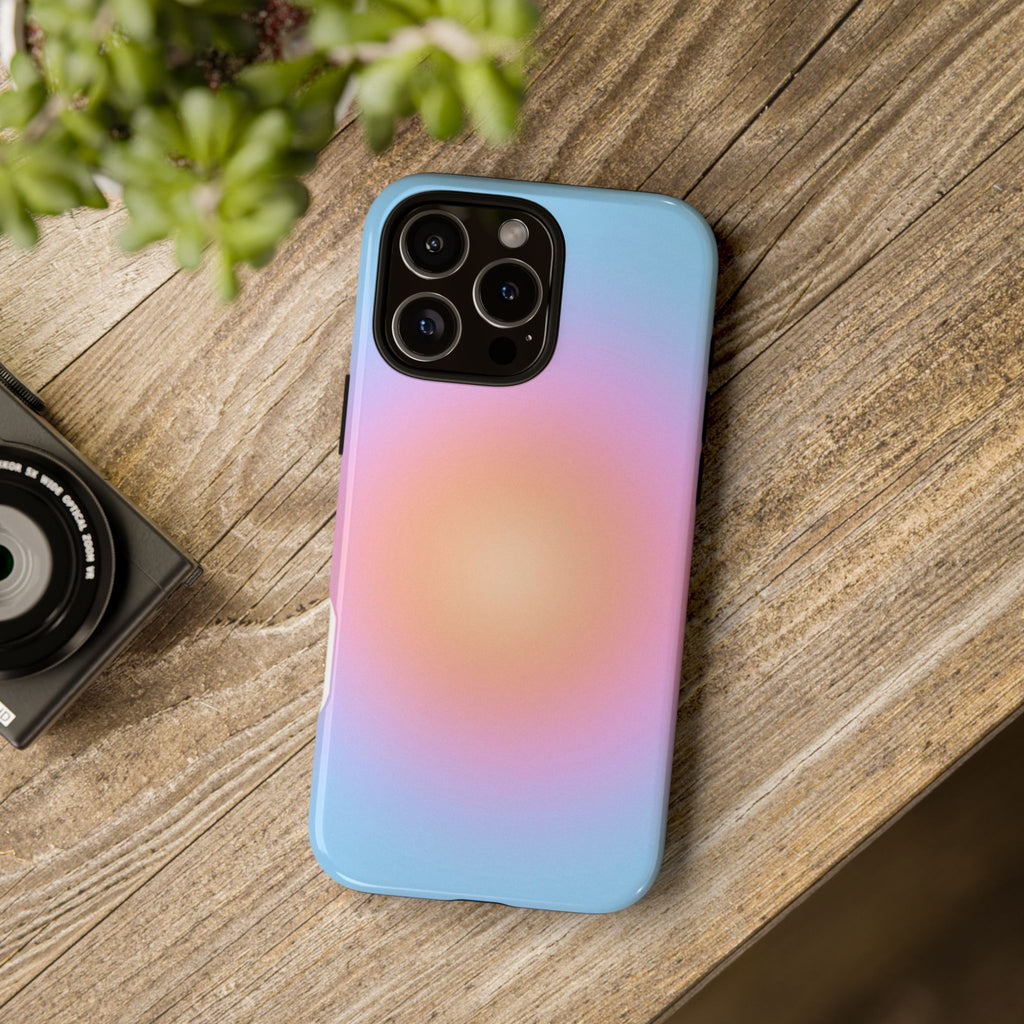 Light Blue & Pink Gradient Case