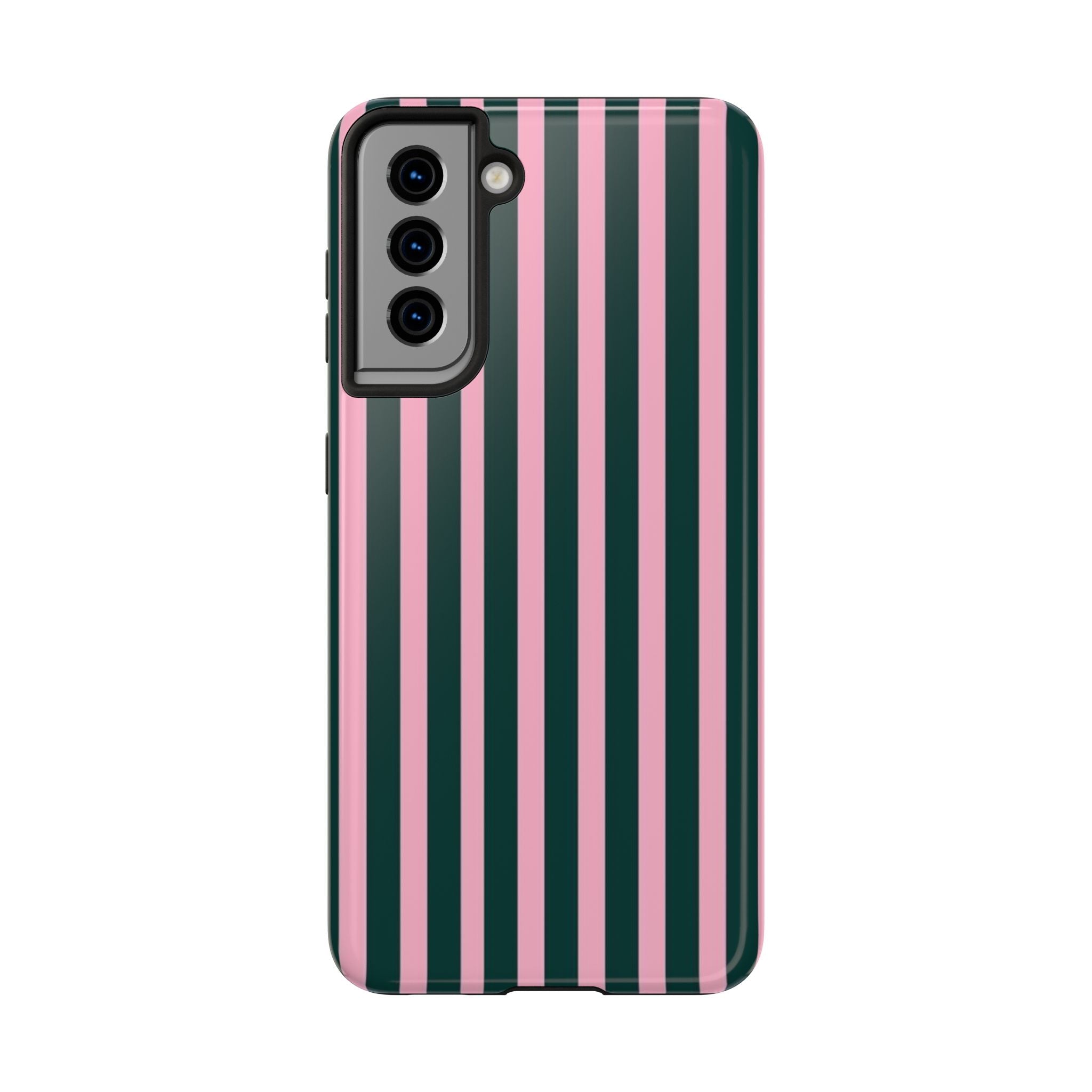 Pink & Green Striped Case