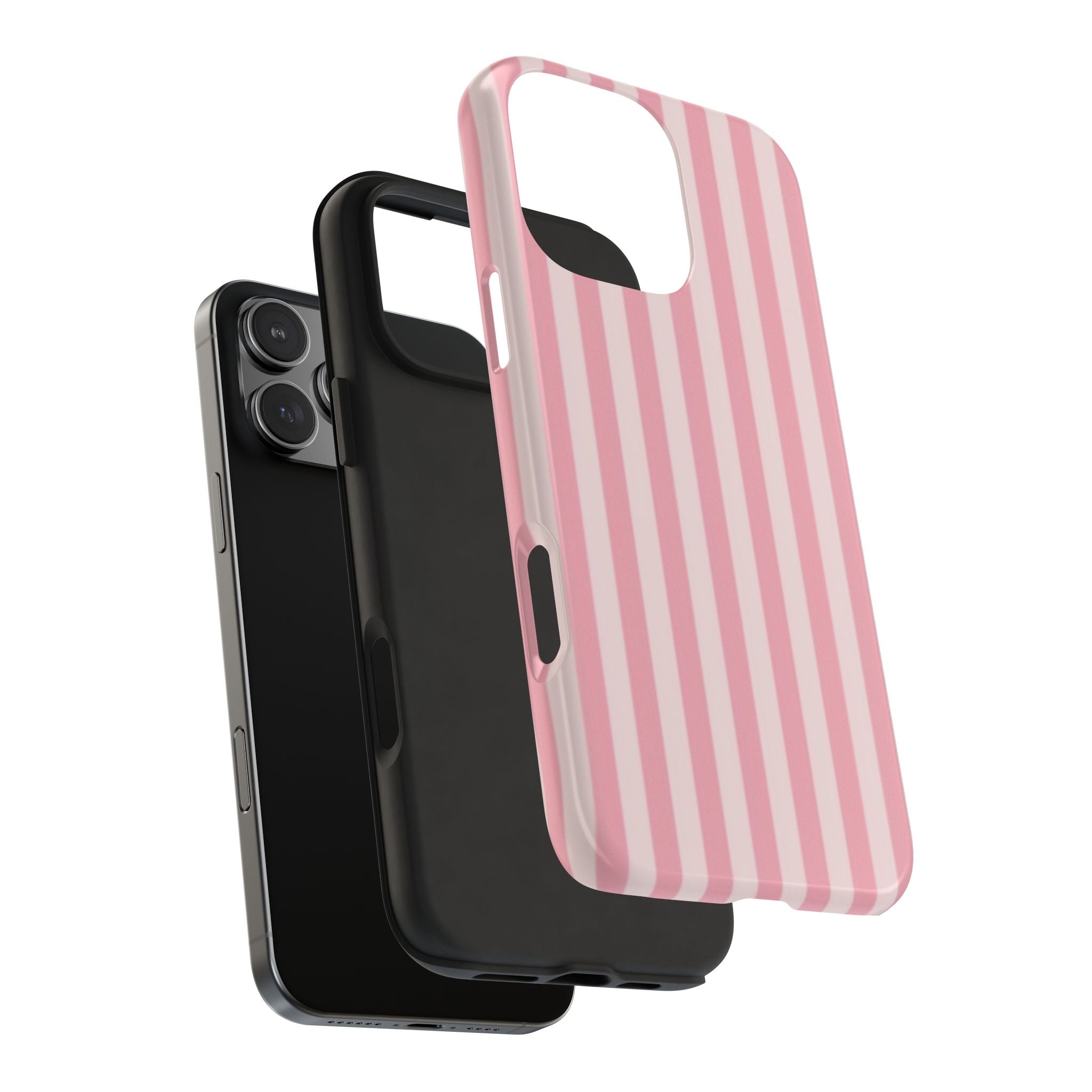 Light Pink & Pink Striped Case