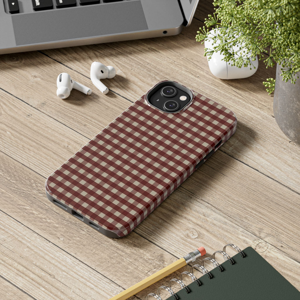 Red Plaid Case