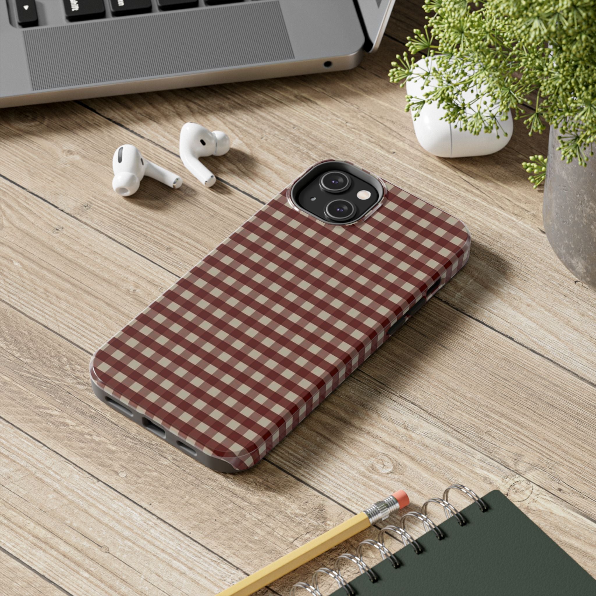 Red Plaid Case