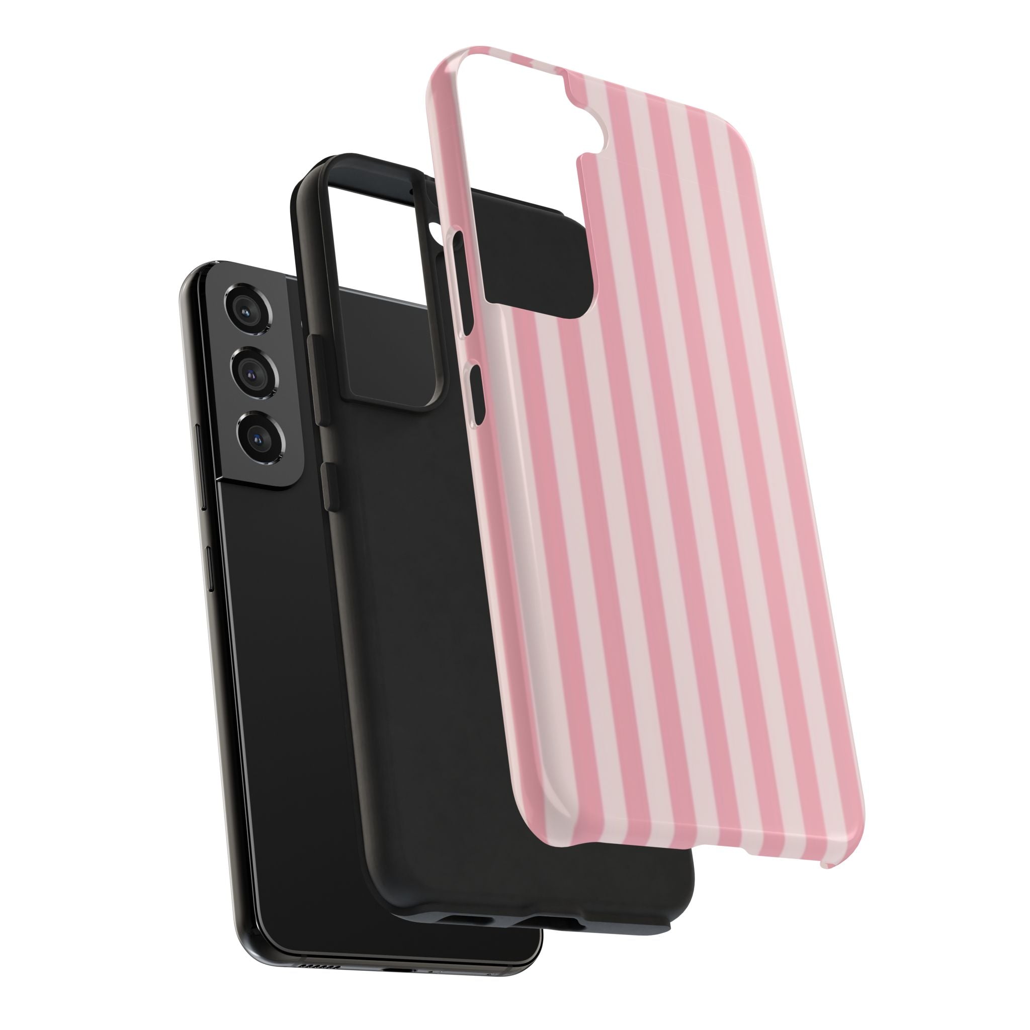 Light Pink & Pink Striped Case