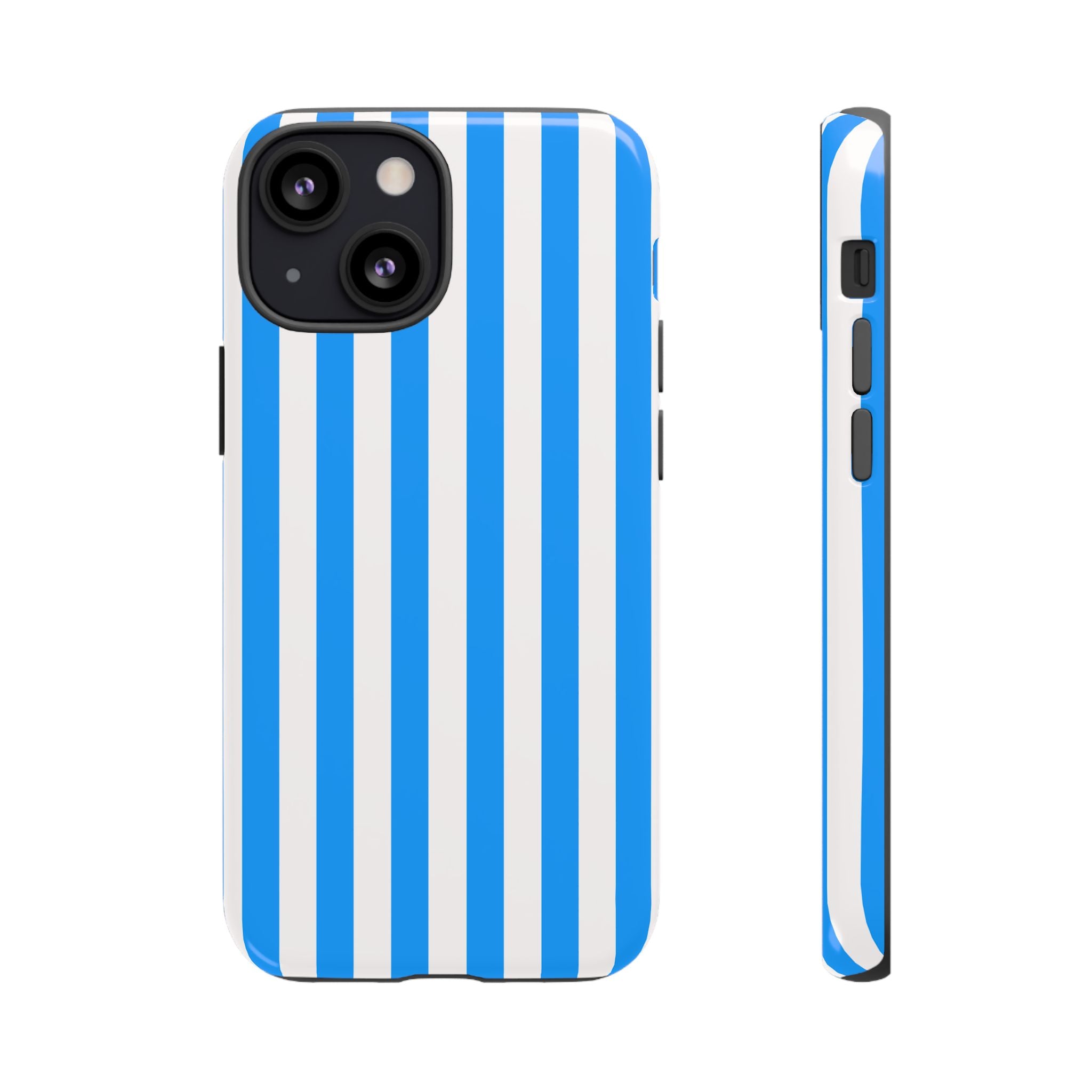 Blue & White Striped Case