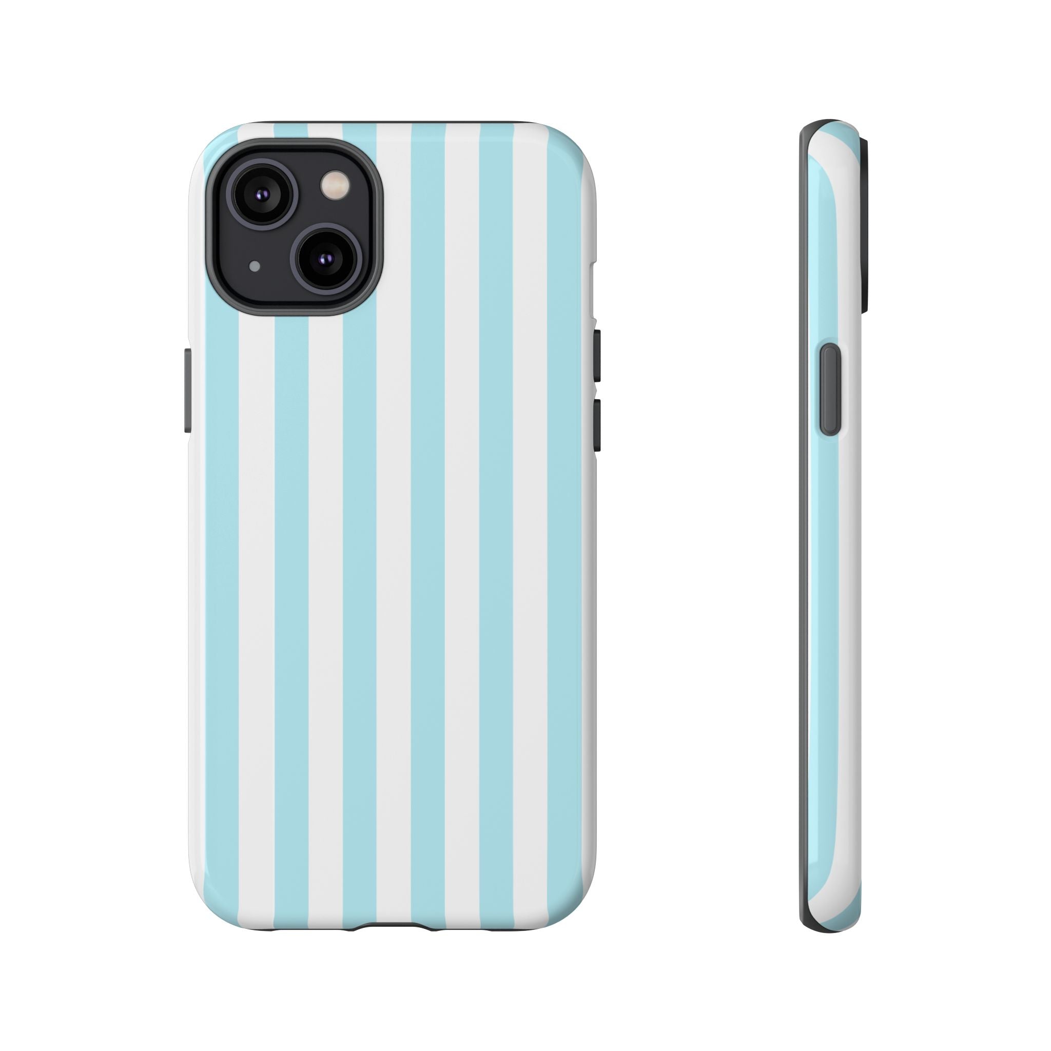 Light Blue & Cream Striped Case