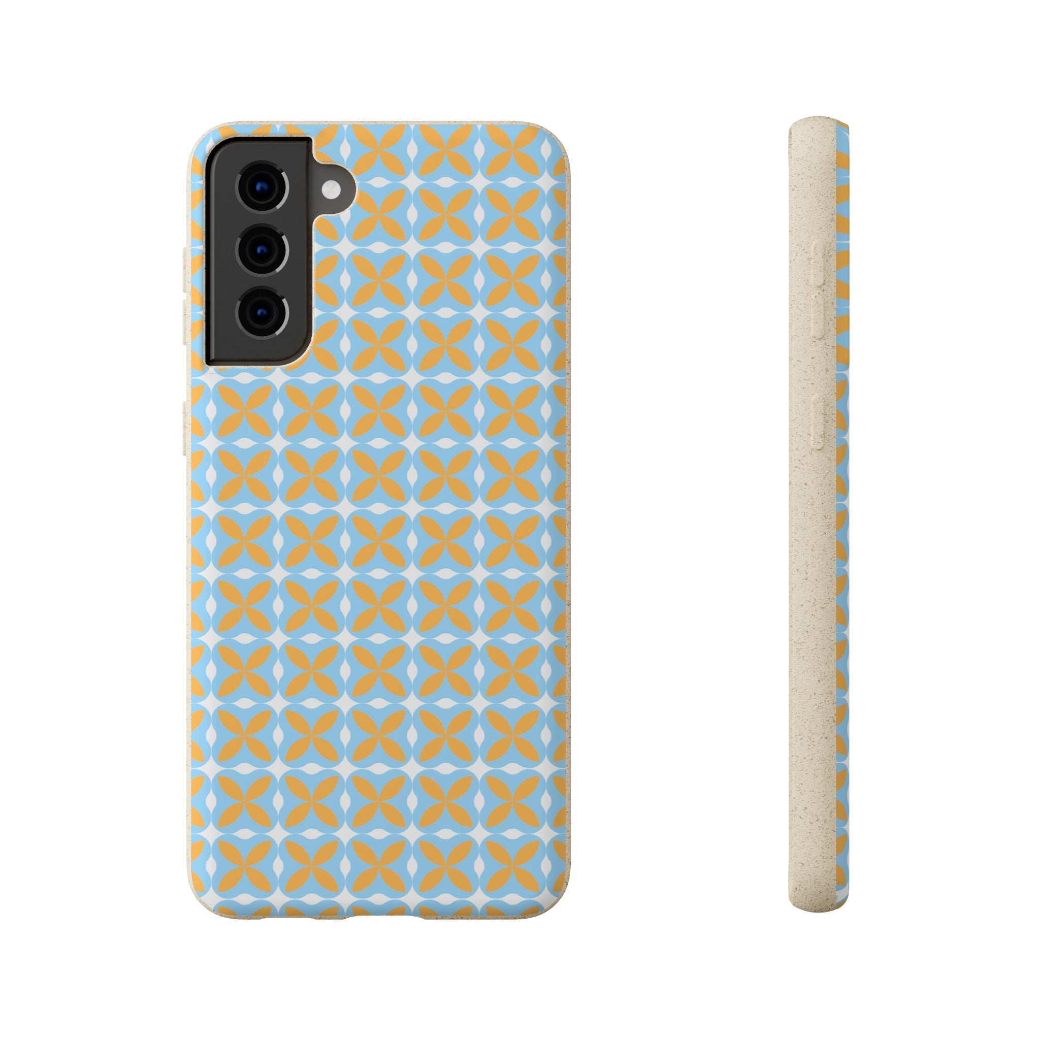 Biodegradable Blue & Orange Mosaic Case